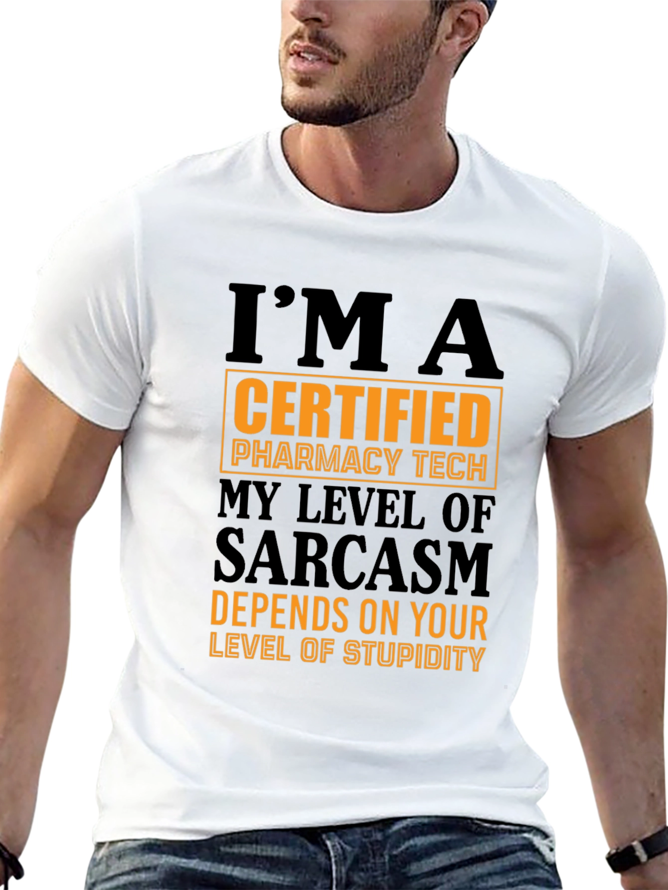 Certified Pharmacy Tech Sarcasm T-Shirt