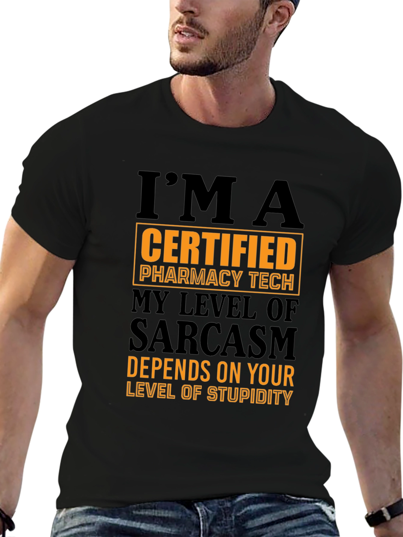 Certified Pharmacy Tech Sarcasm T-Shirt