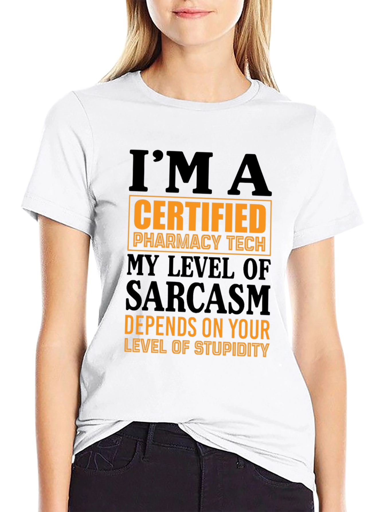 Certified Pharmacy Tech Sarcasm T-Shirt