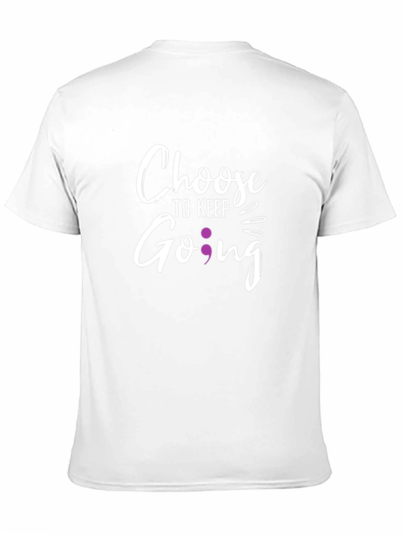 Choose to Keep Going Semicolon Graphic Tee