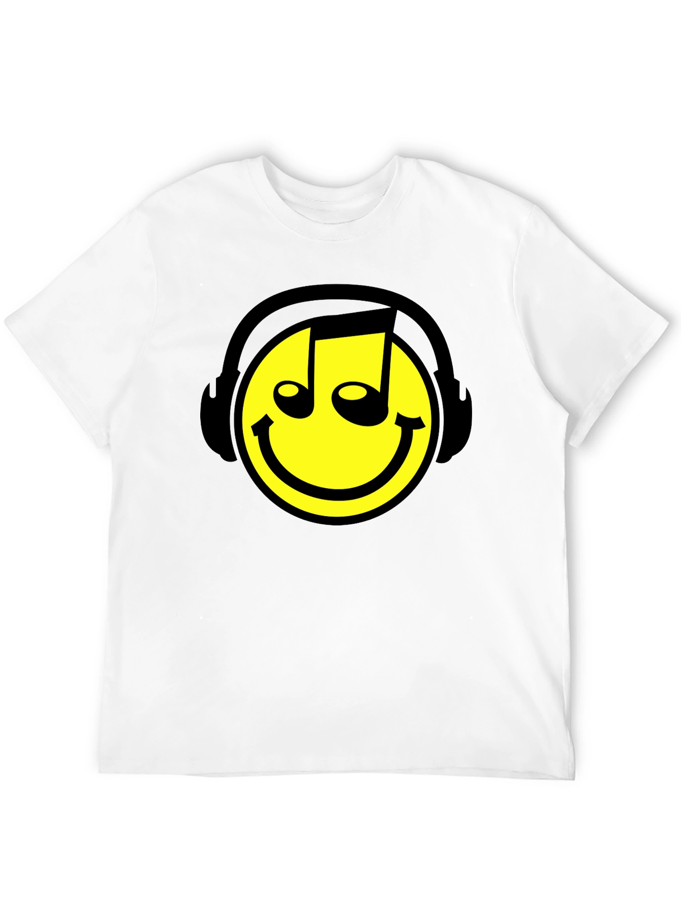 Smiley DJ T-Shirt - Music Lover Apparel