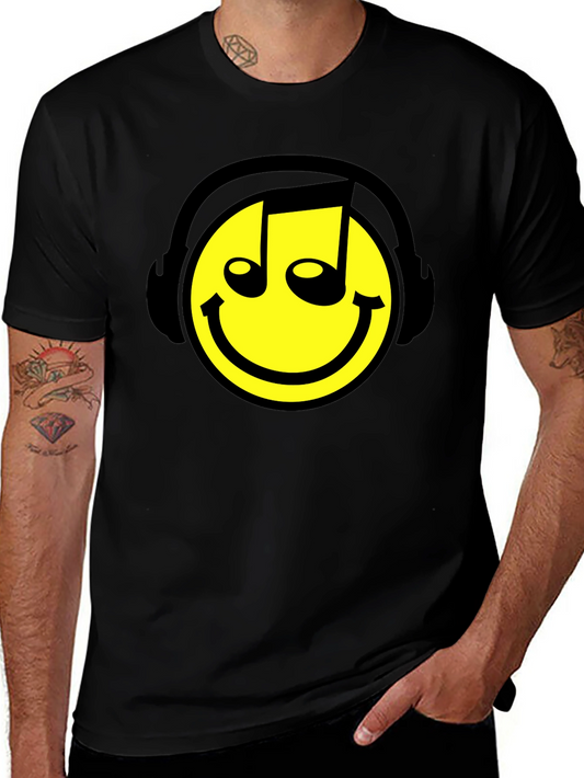 Smiley DJ T-Shirt - Music Lover Apparel