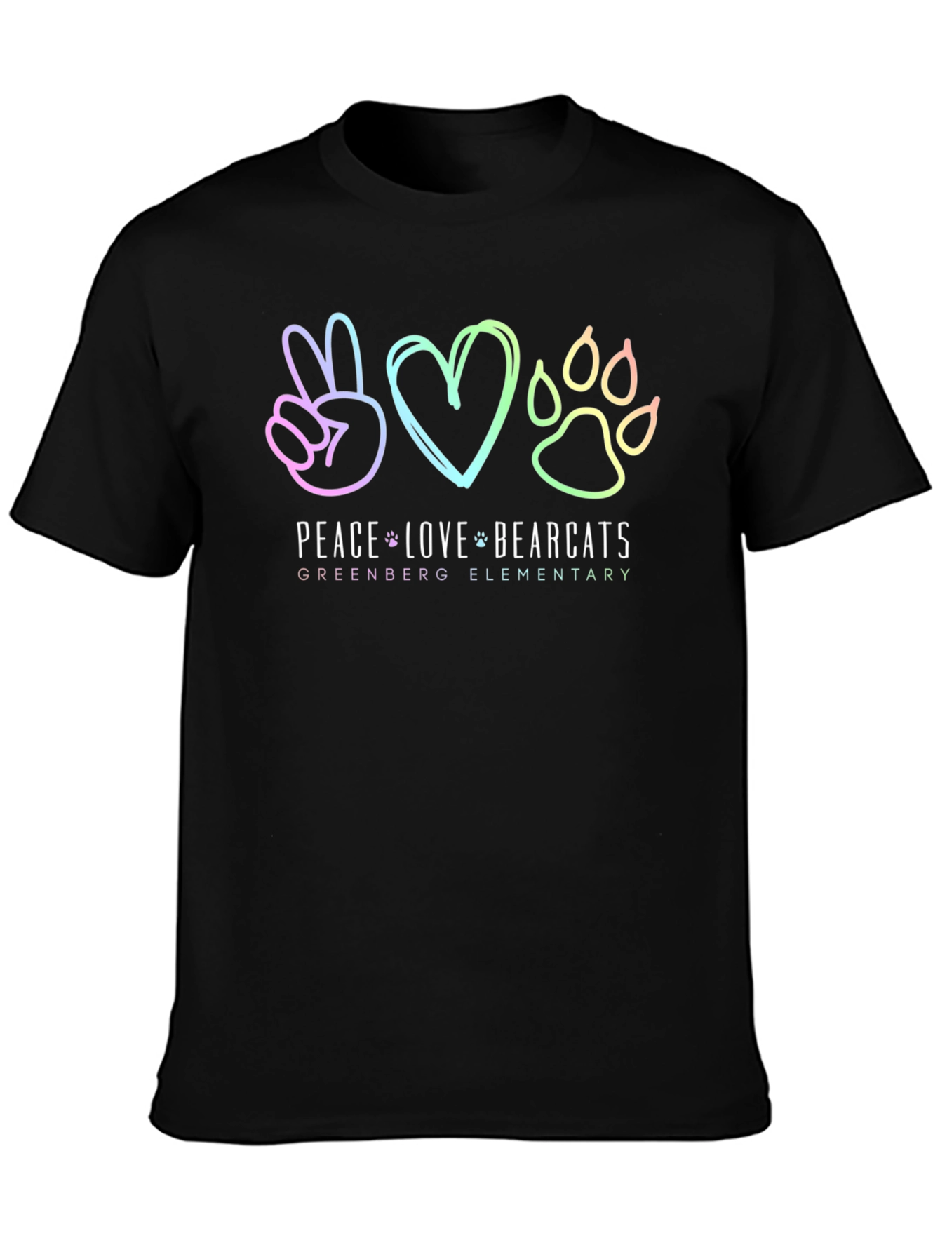 Peace Love Bearcats T-Shirt