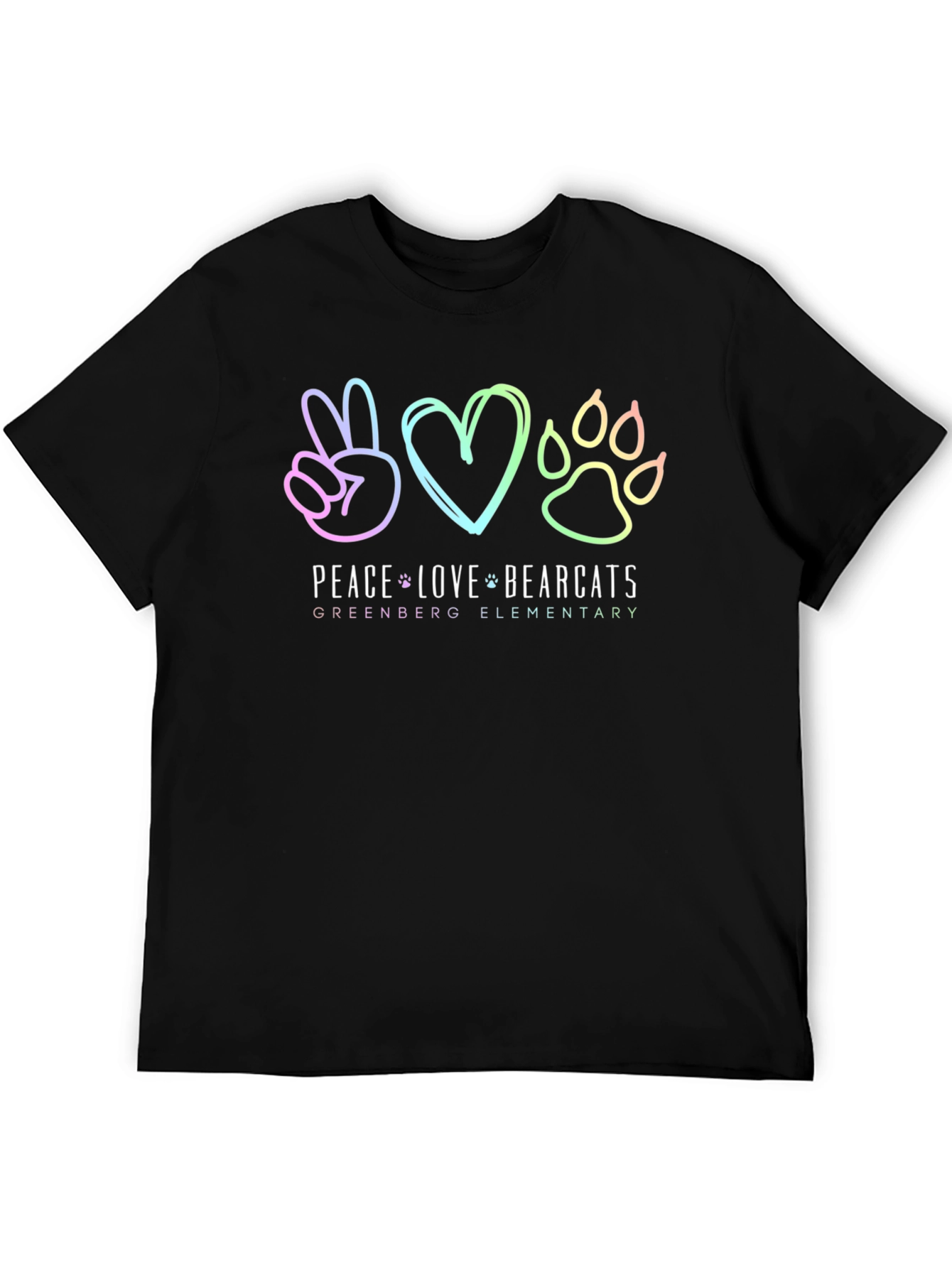 Peace Love Bearcats T-Shirt