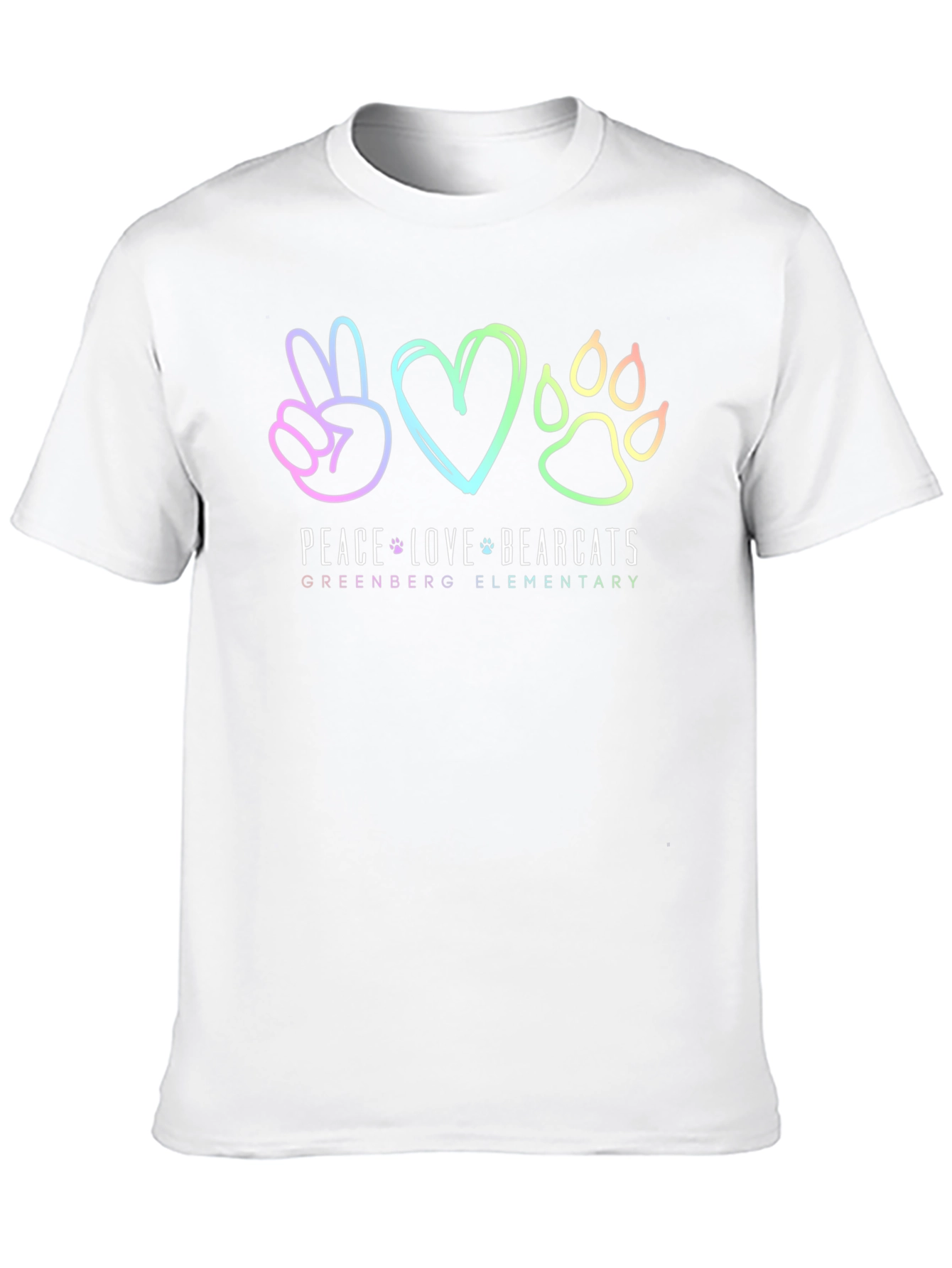 Peace Love Bearcats T-Shirt
