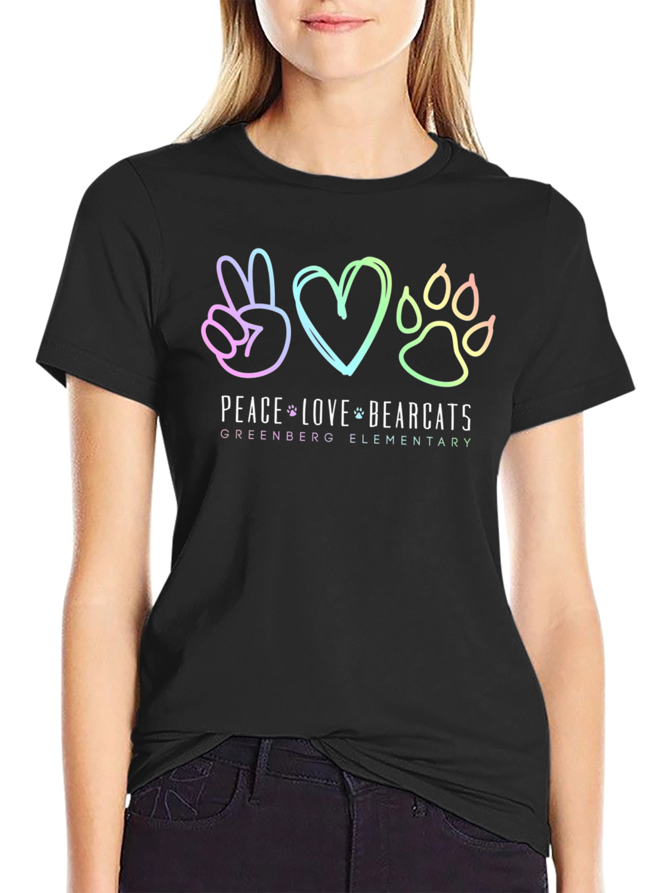 Peace Love Bearcats T-Shirt