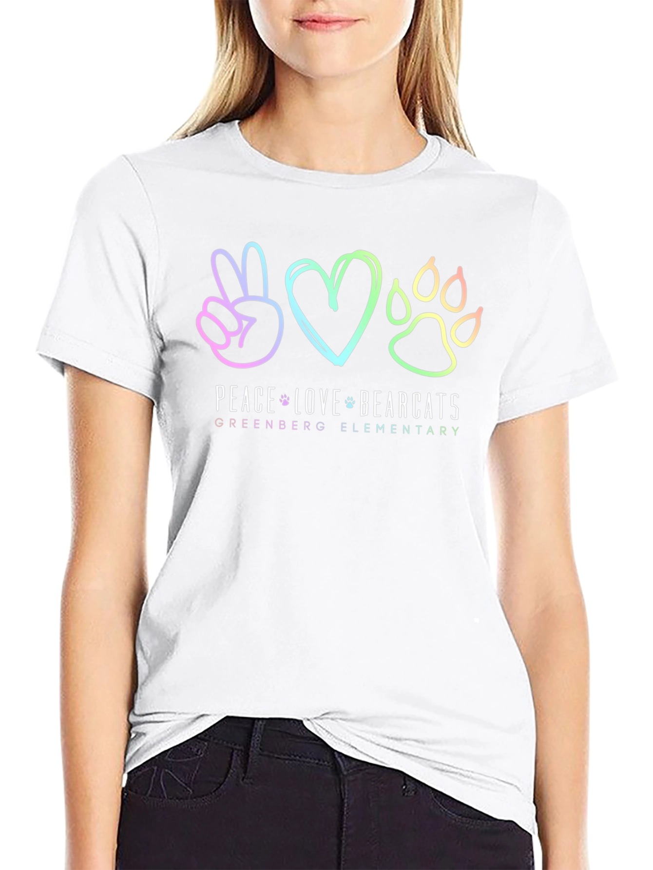 Peace Love Bearcats T-Shirt