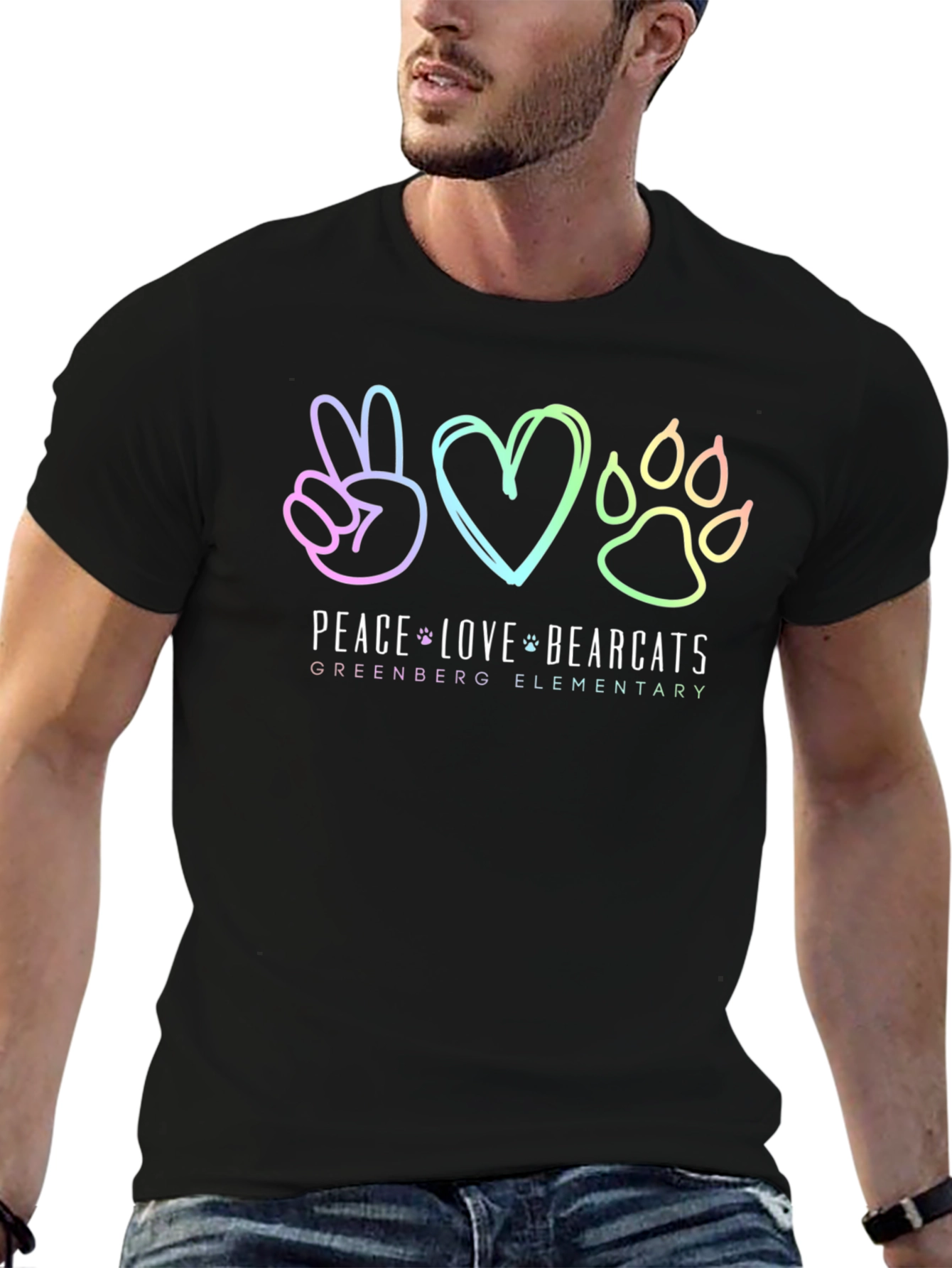 Peace Love Bearcats T-Shirt