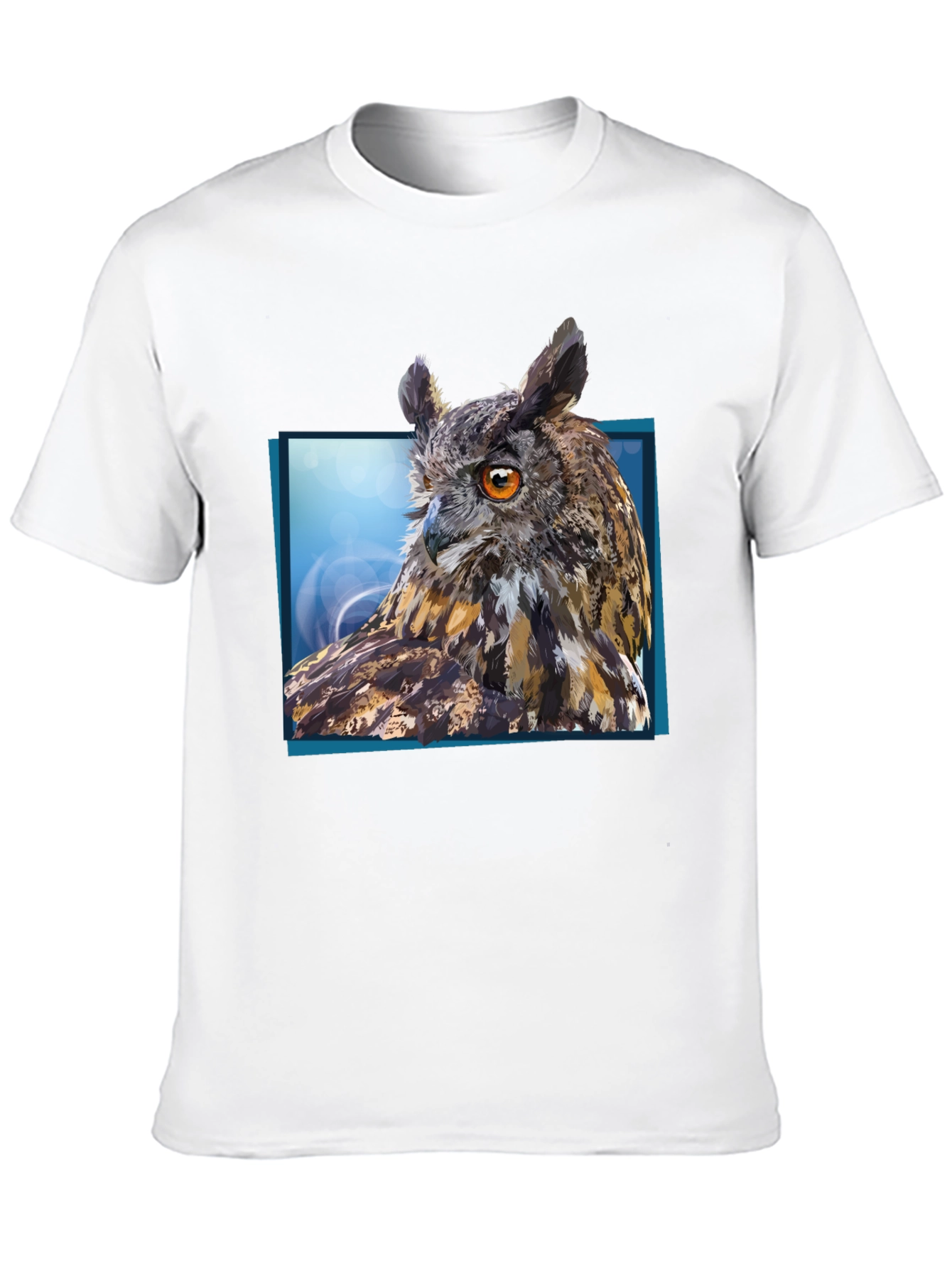 Owl Graphic Tee - Mens Black Short Sleeve
