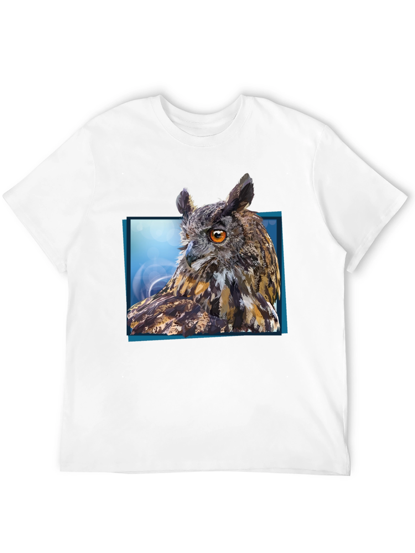 Owl Graphic Tee - Mens Black Short Sleeve