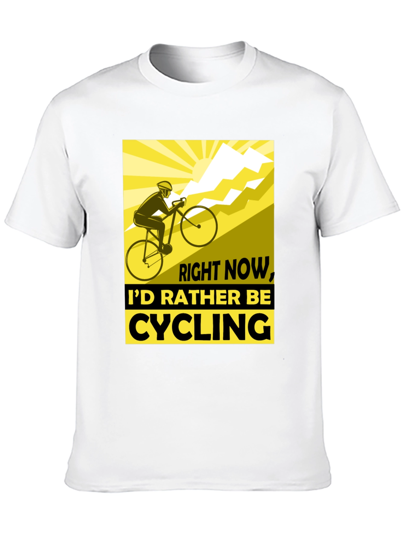 Cycling Enthusiast Black T-Shirt