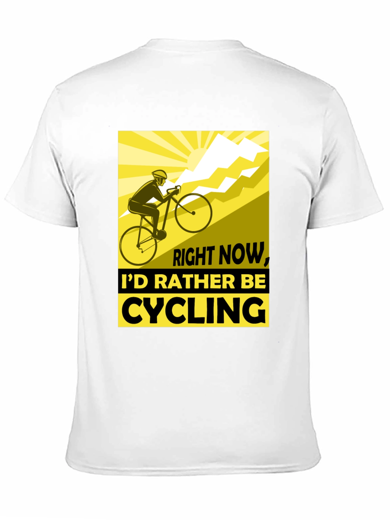 Cycling Enthusiast Black T-Shirt