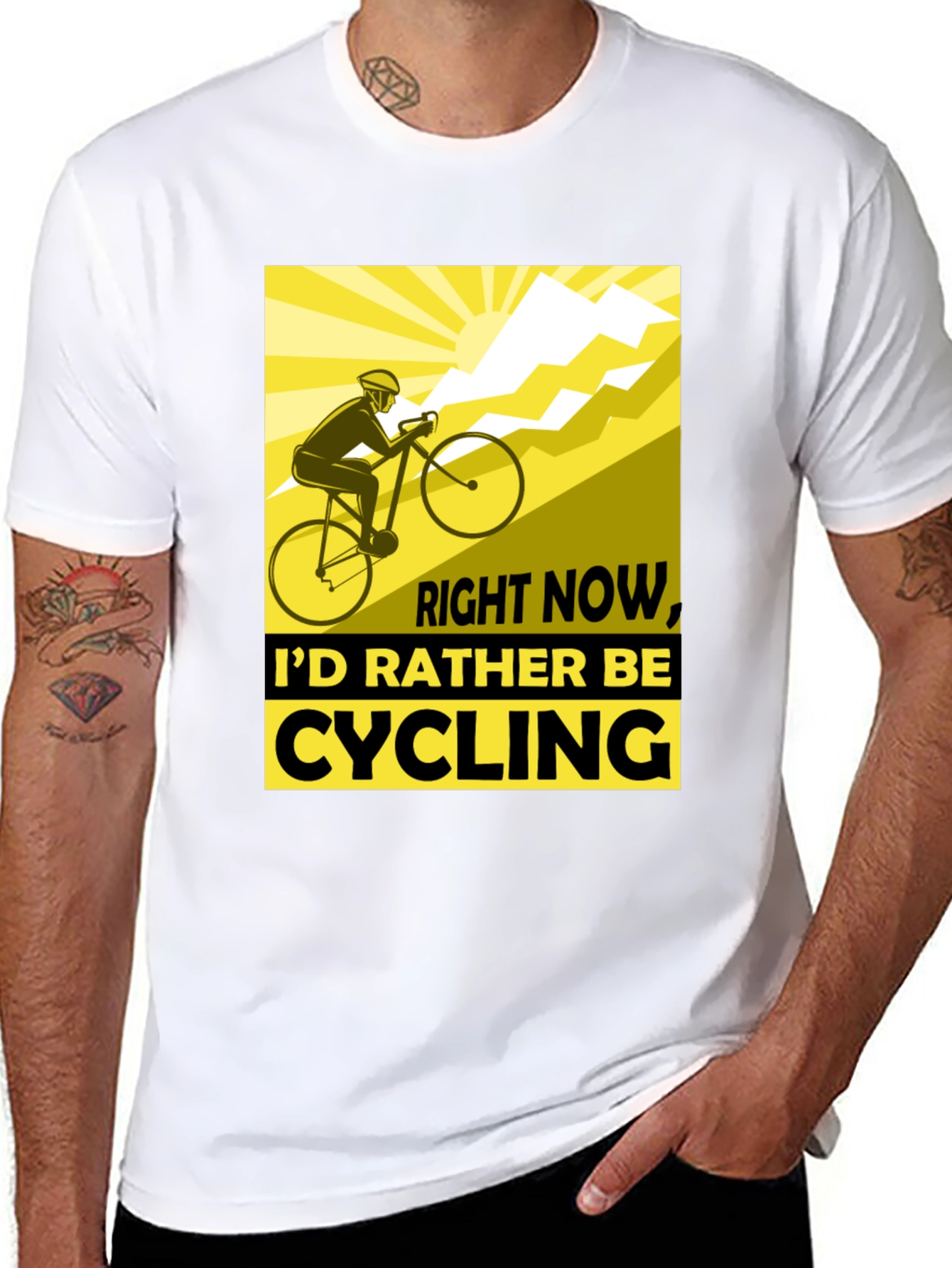 Cycling Enthusiast Black T-Shirt
