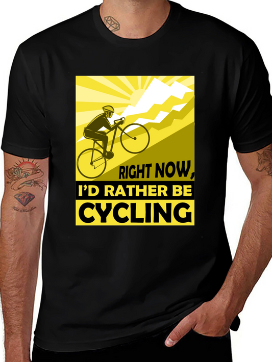 Cycling Enthusiast Black T-Shirt