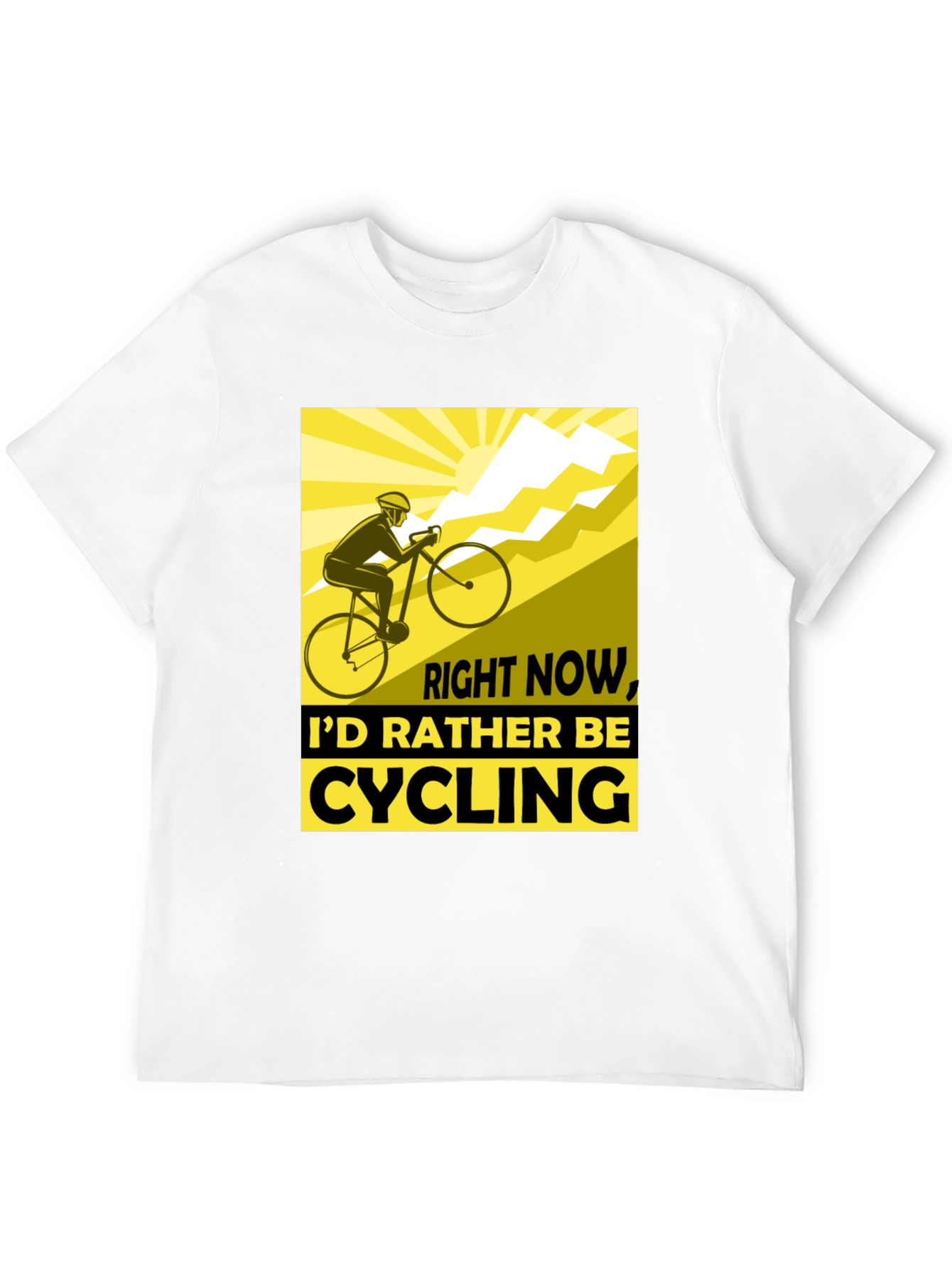 Cycling Enthusiast Black T-Shirt