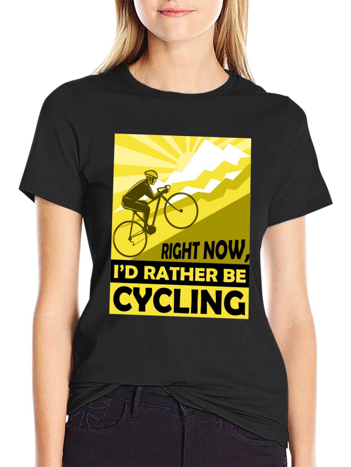 Cycling Enthusiast Black T-Shirt