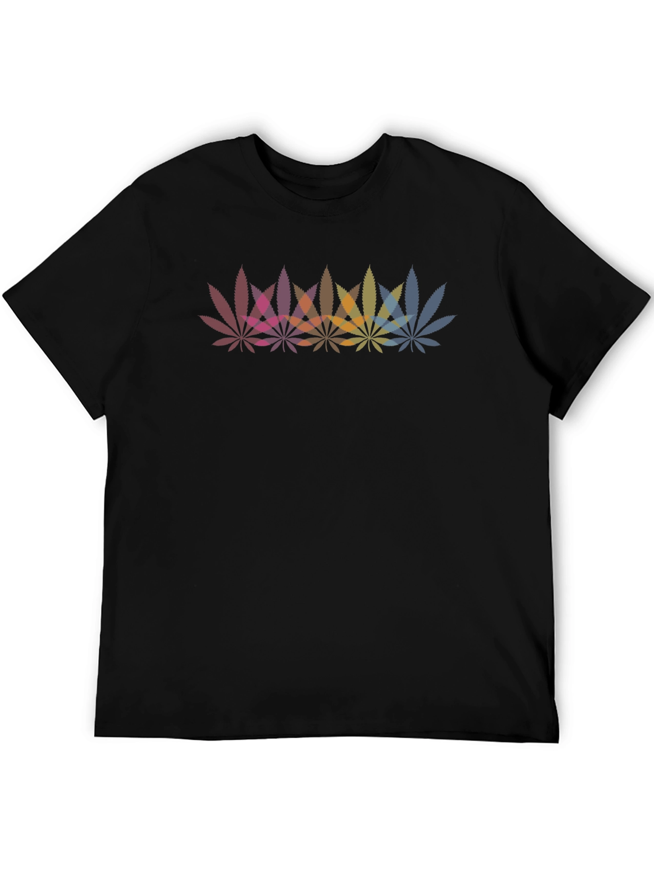Colorful Cannabis Leaf T-Shirt
