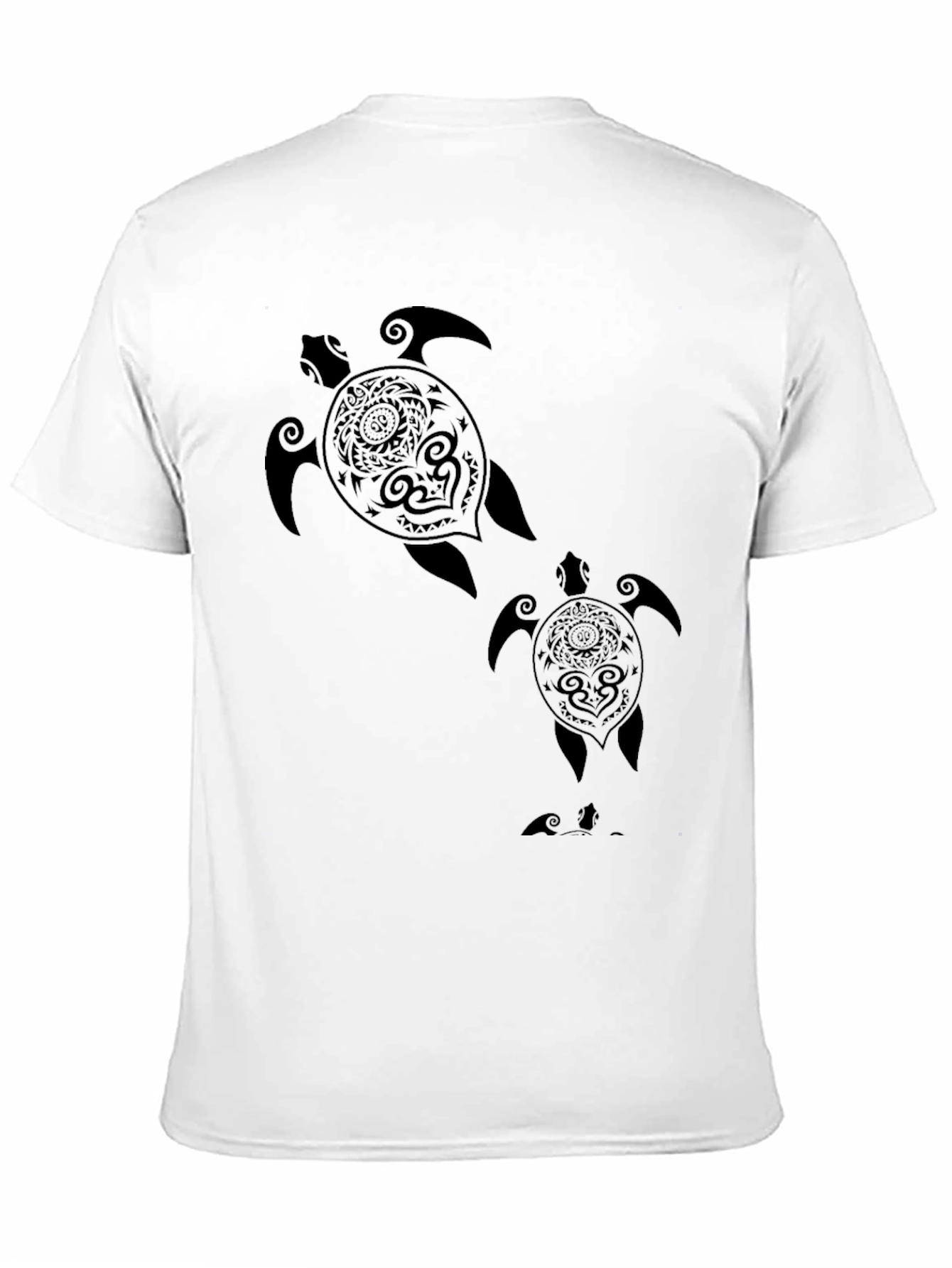 Black Turtle Graphic Tee - Stylish Mens T-Shirt