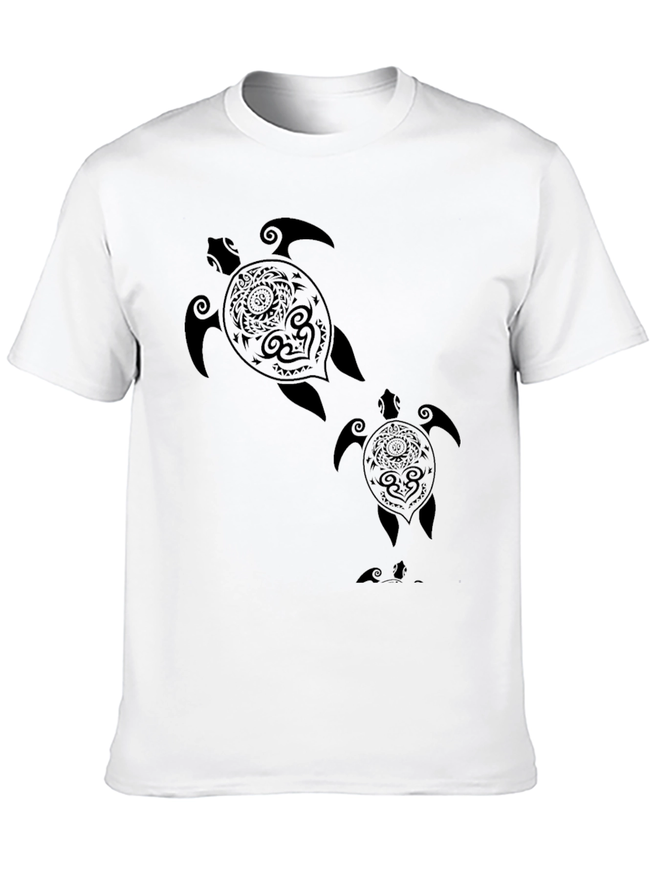 Black Turtle Graphic Tee - Stylish Mens T-Shirt