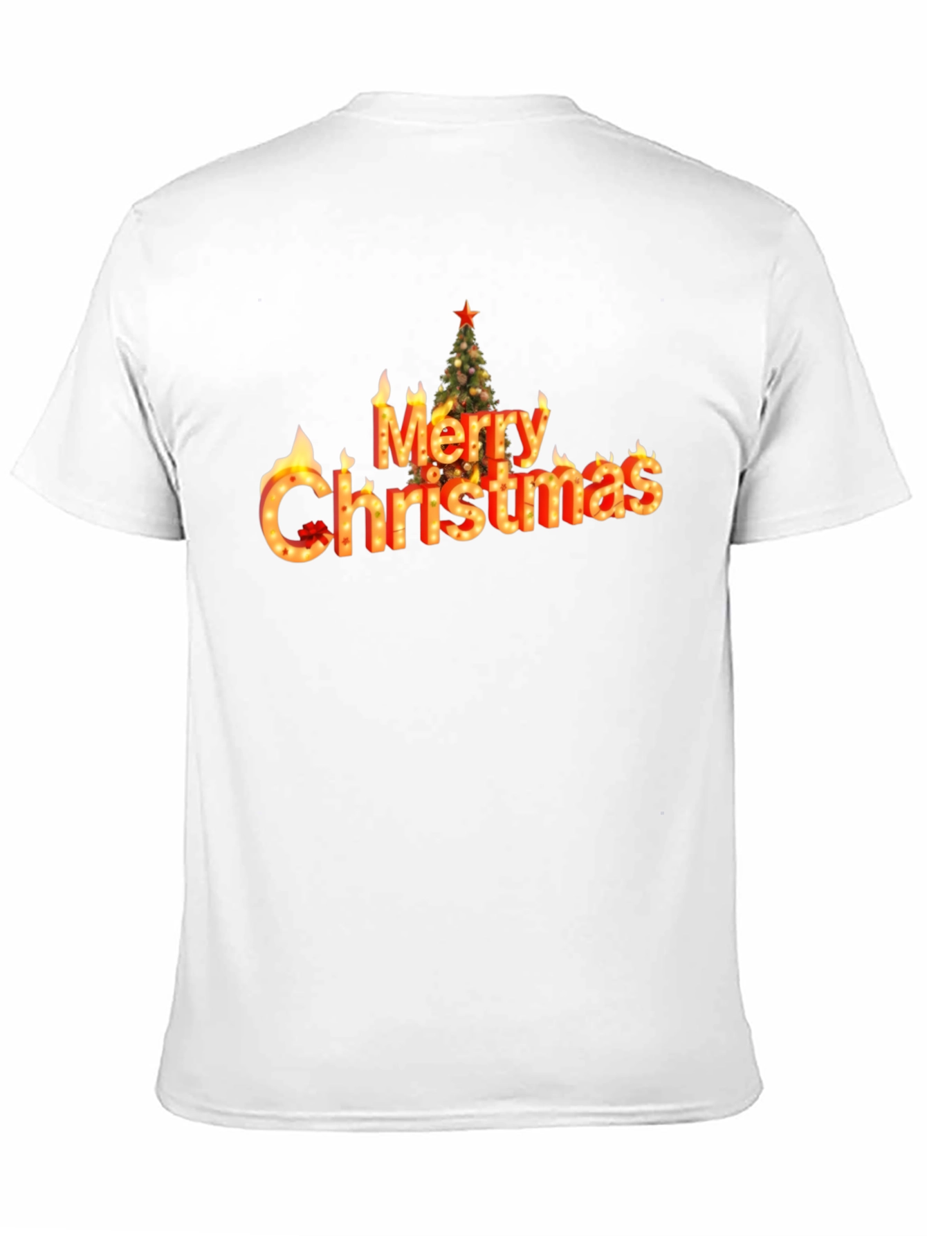 Merry Christmas Flame T-Shirt