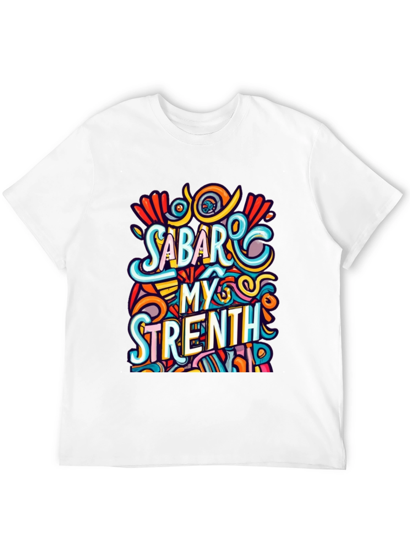 Sabar My Strength Graphic Tee - Unique Design