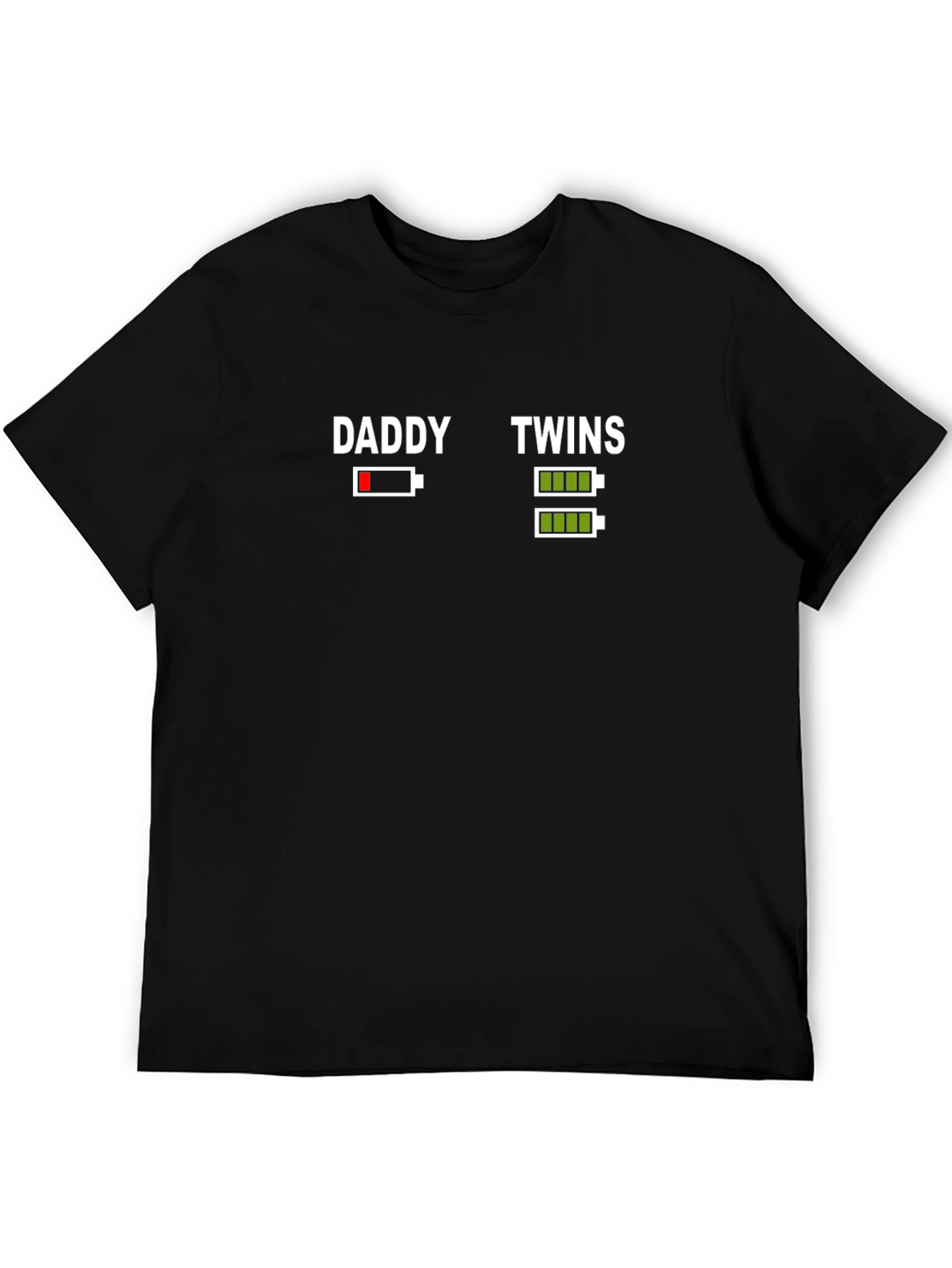 Daddy Twins Funny Graphic T-Shirt