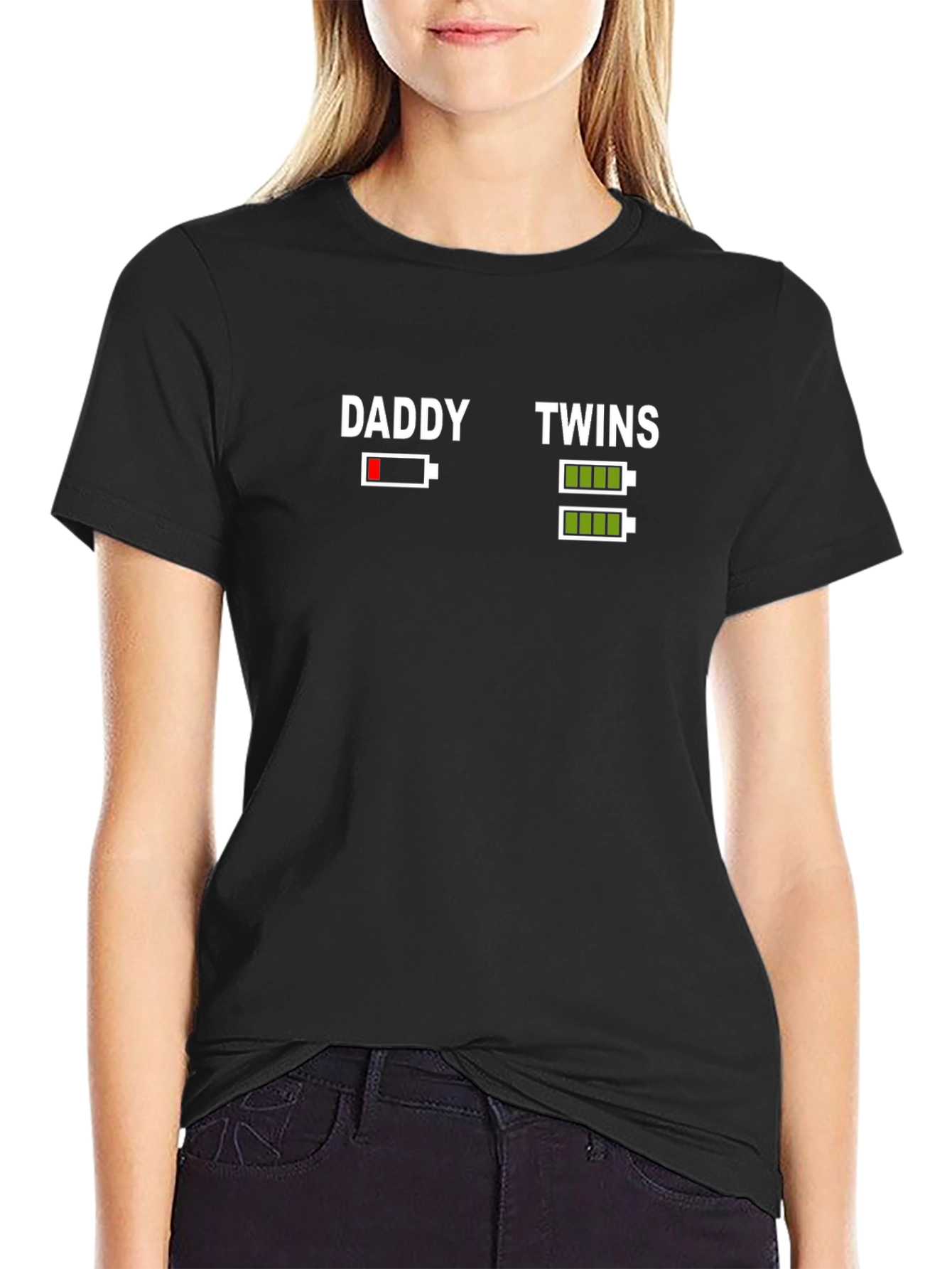 Daddy Twins Funny Graphic T-Shirt