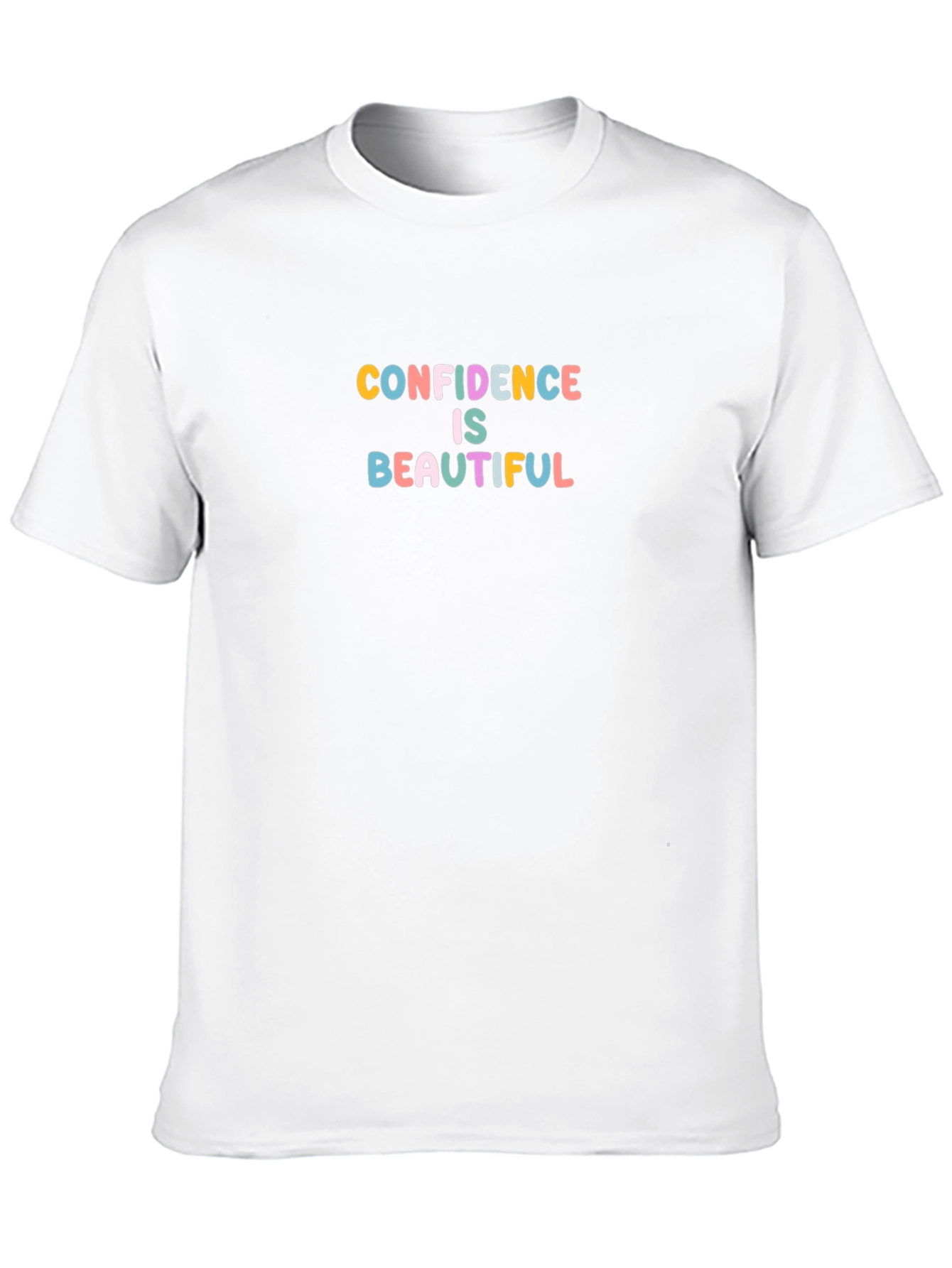 Confidence is Beautiful Black T-Shirt