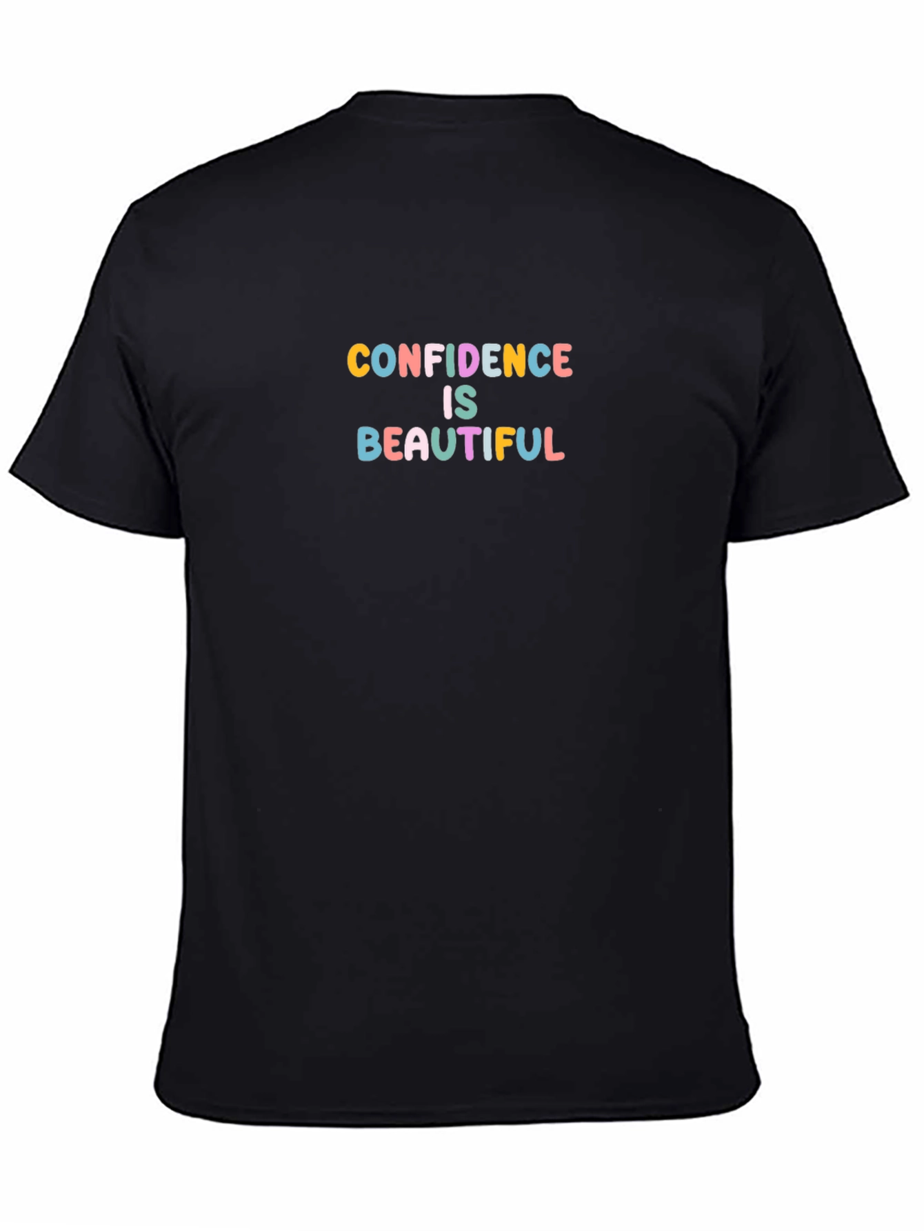 Confidence is Beautiful Black T-Shirt