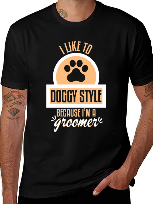 Doggy Style Groomer Black T-Shirt