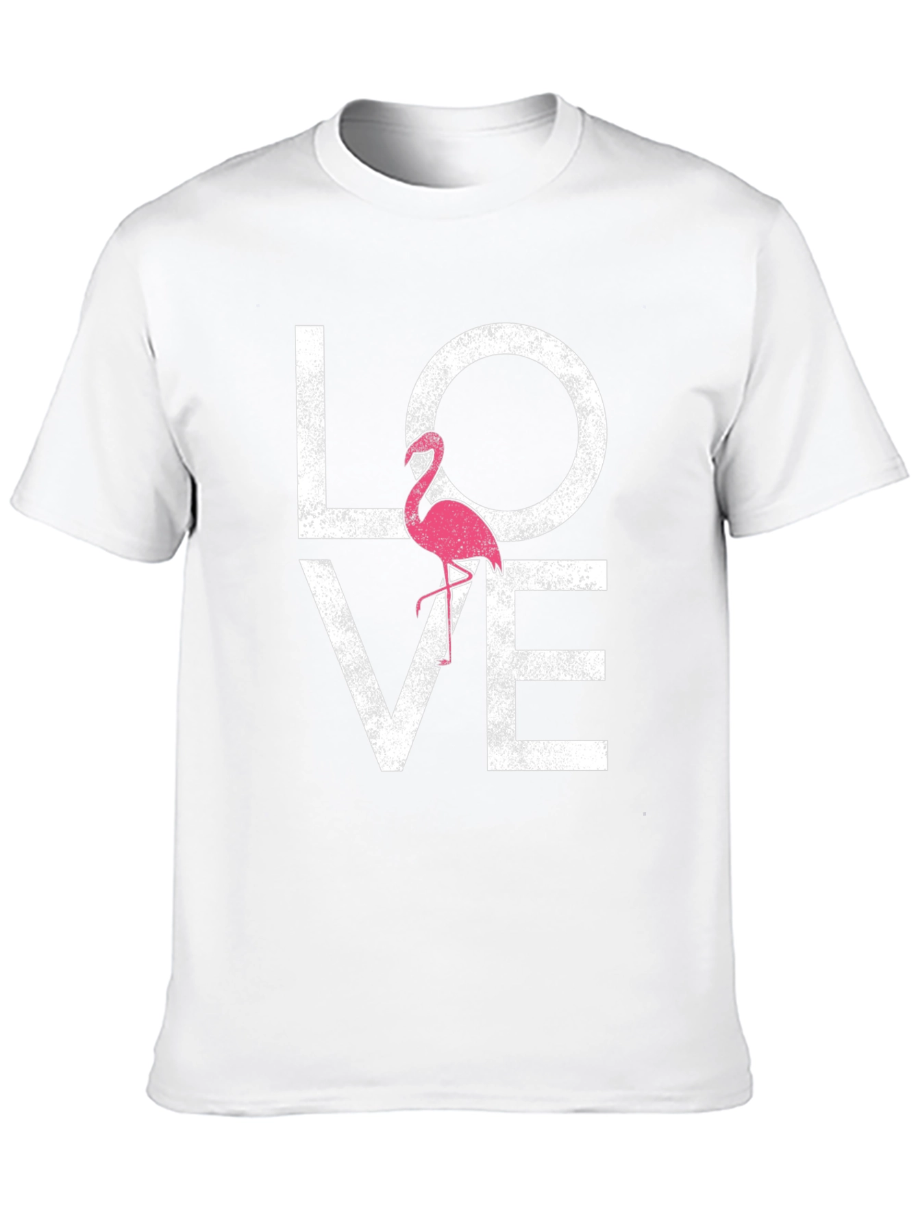 Flamingo Love Graphic Tee - Stylish Mens T-Shirt