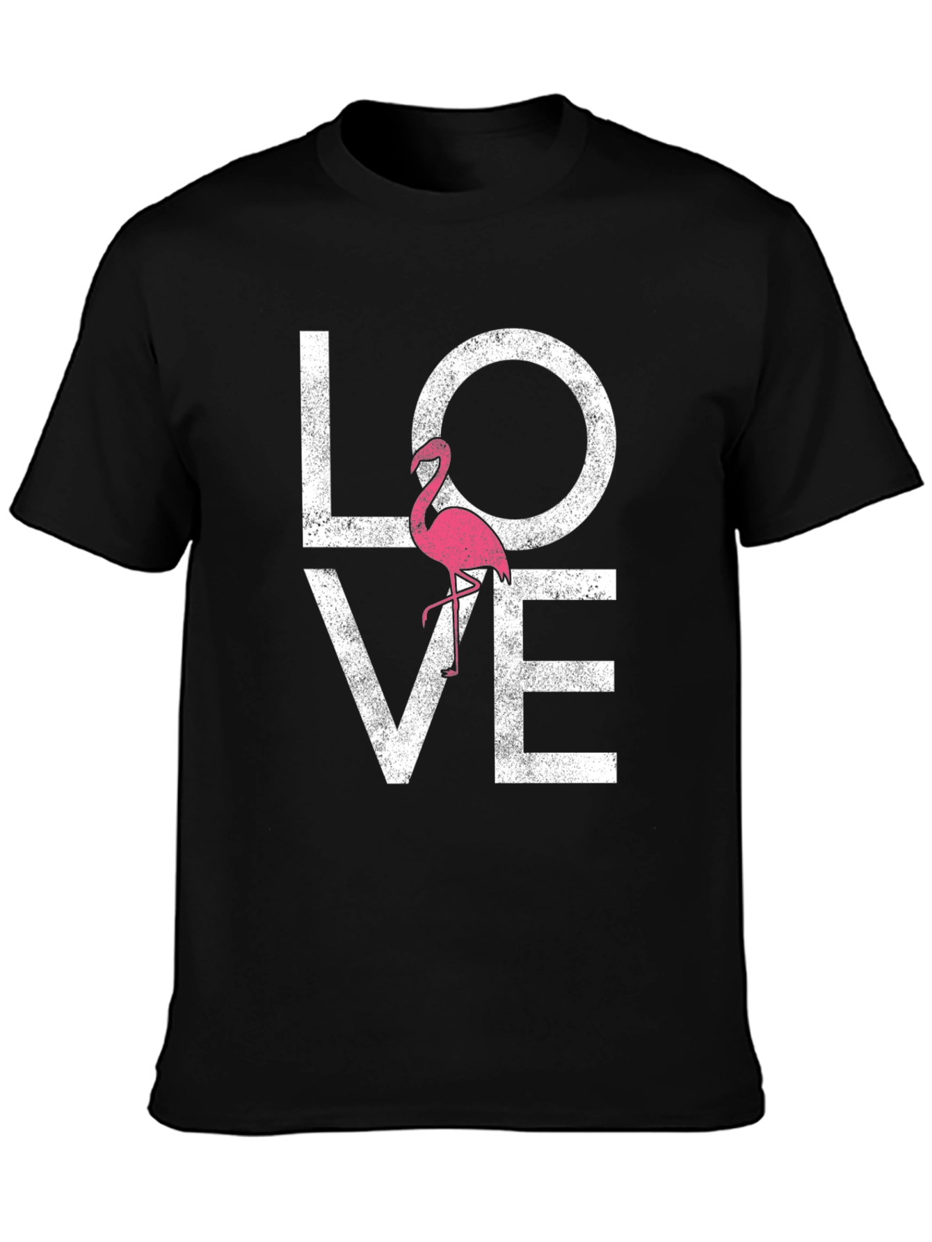 Flamingo Love Graphic Tee - Stylish Mens T-Shirt