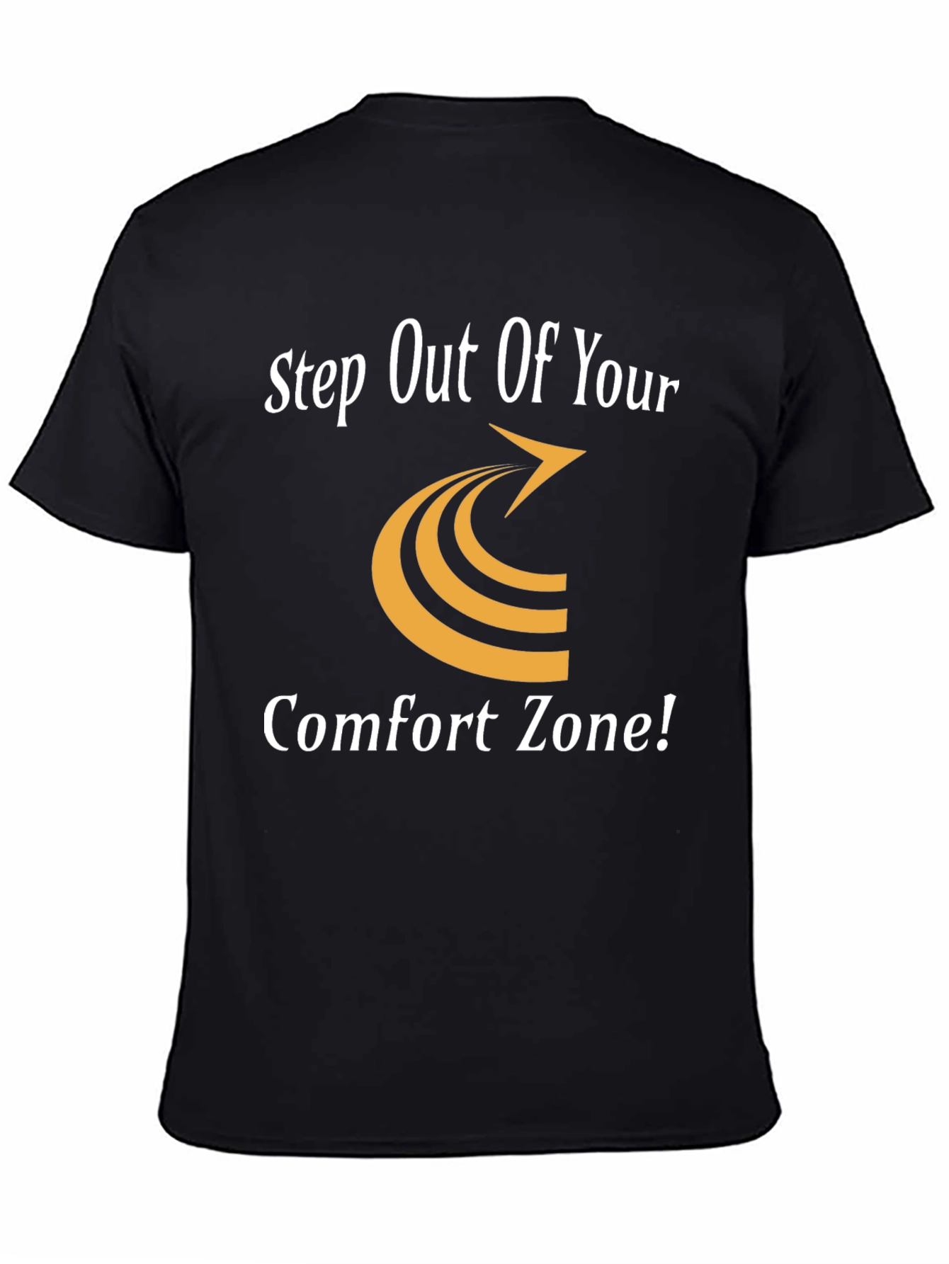 Step Out Comfort Zone Graphic Tee - Motivational