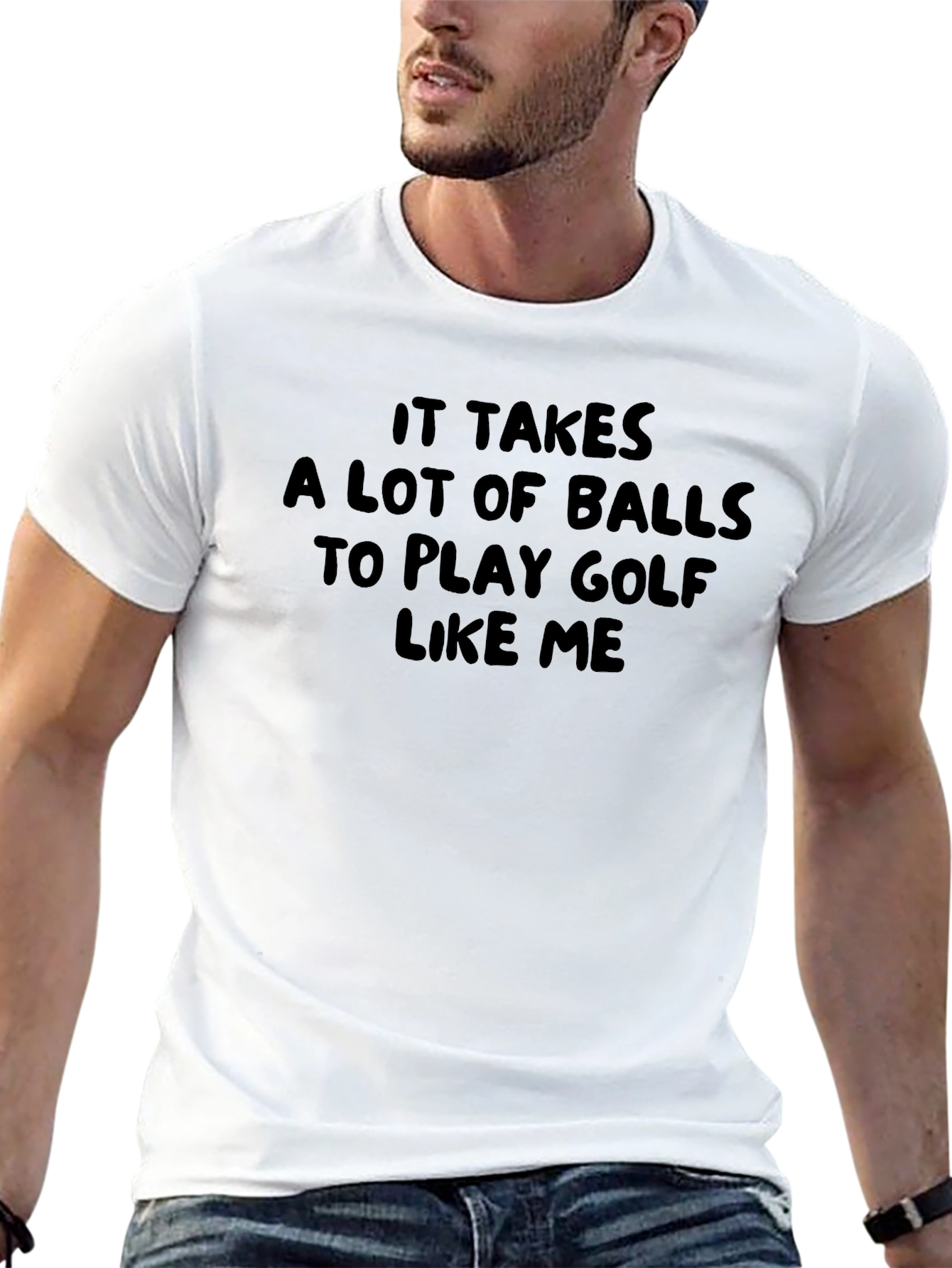 Golf Balls Humor Graphic T-Shirt