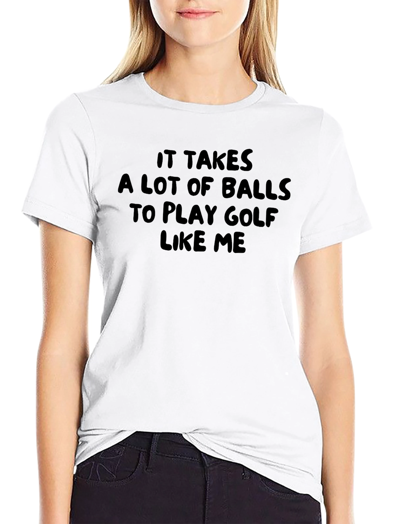 Golf Balls Humor Graphic T-Shirt