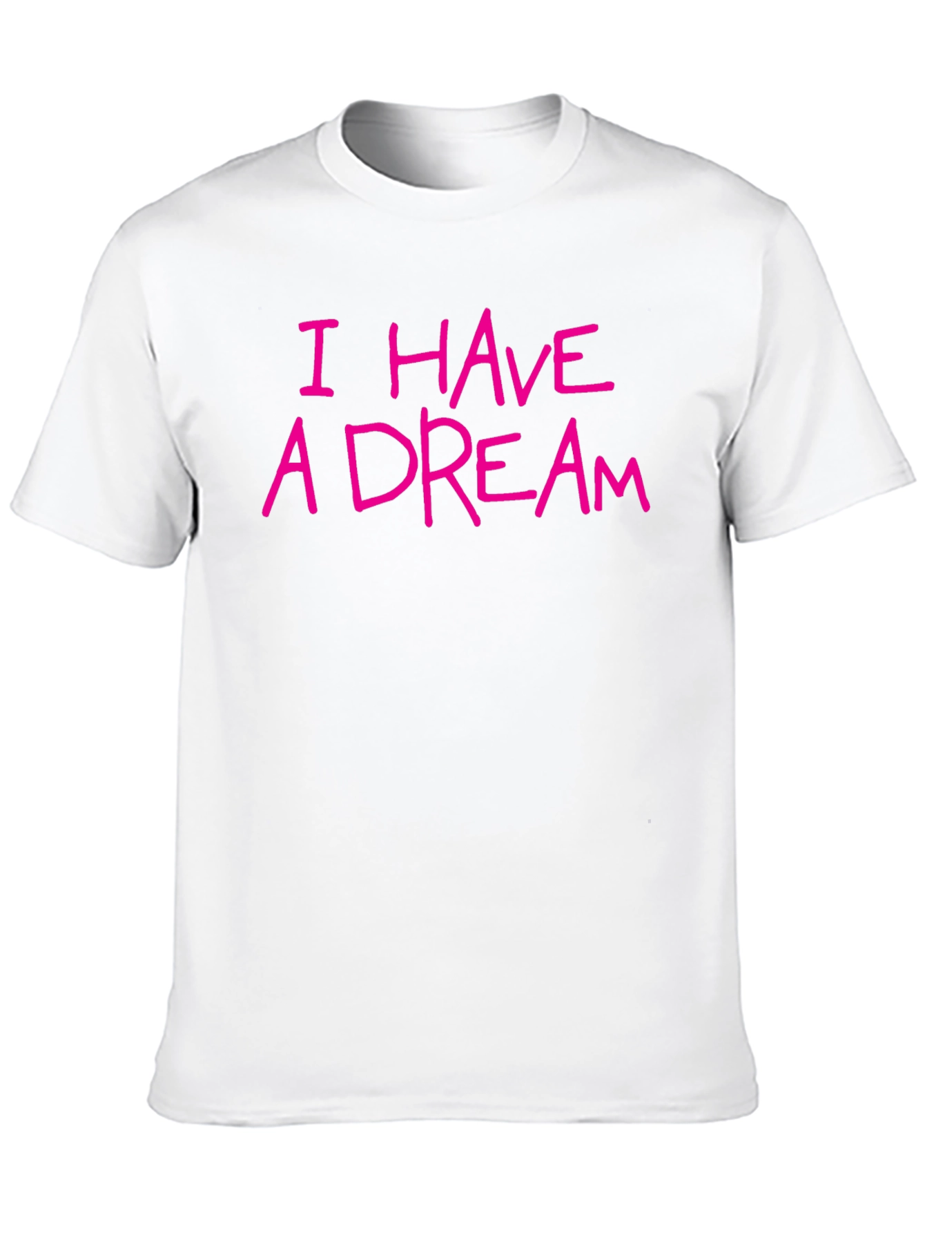 I Have A Dream T-Shirt Black Cotton Tee