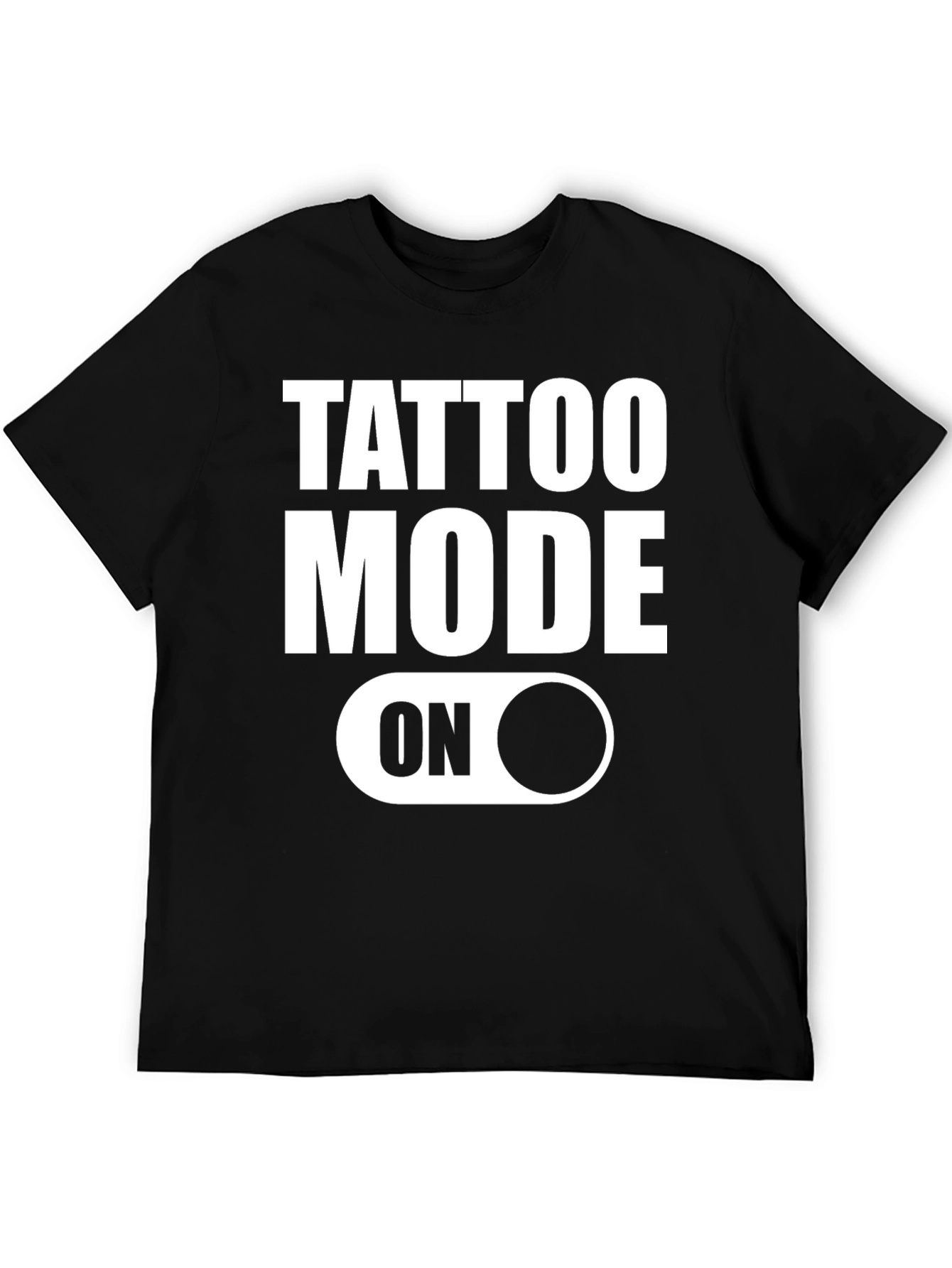 Tattoo Mode On Graphic Tee - Black