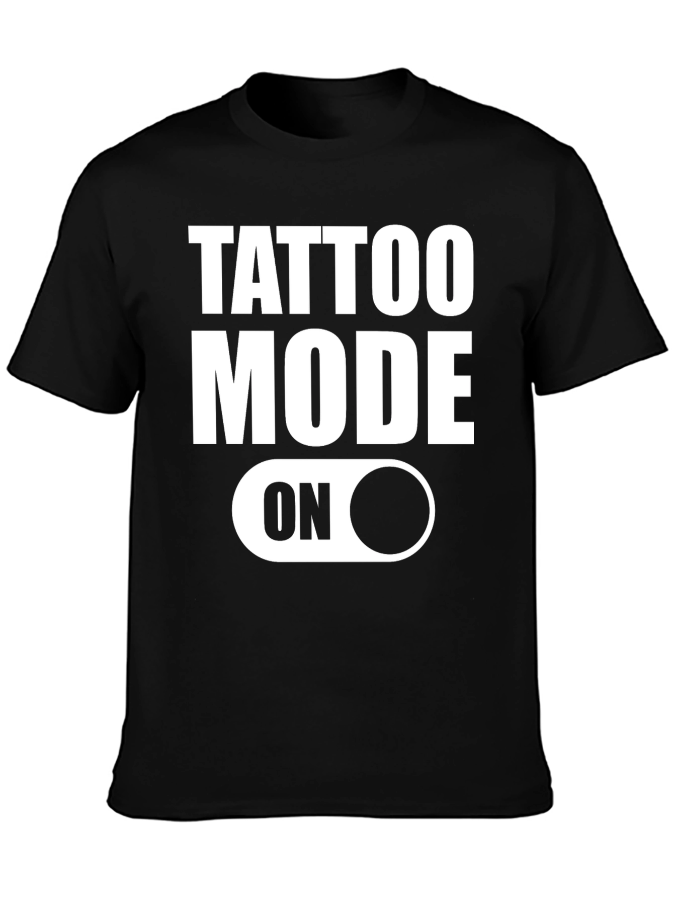 Tattoo Mode On Graphic Tee - Black
