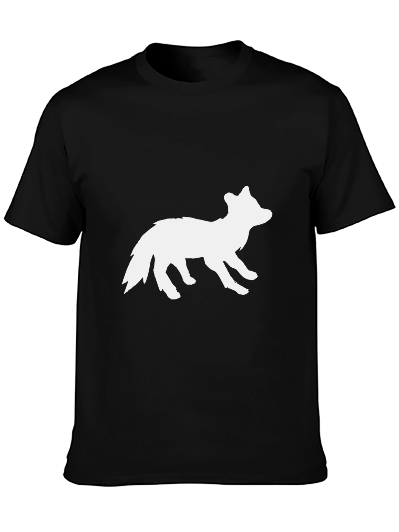 Black Fox Graphic Tee - Urban Style