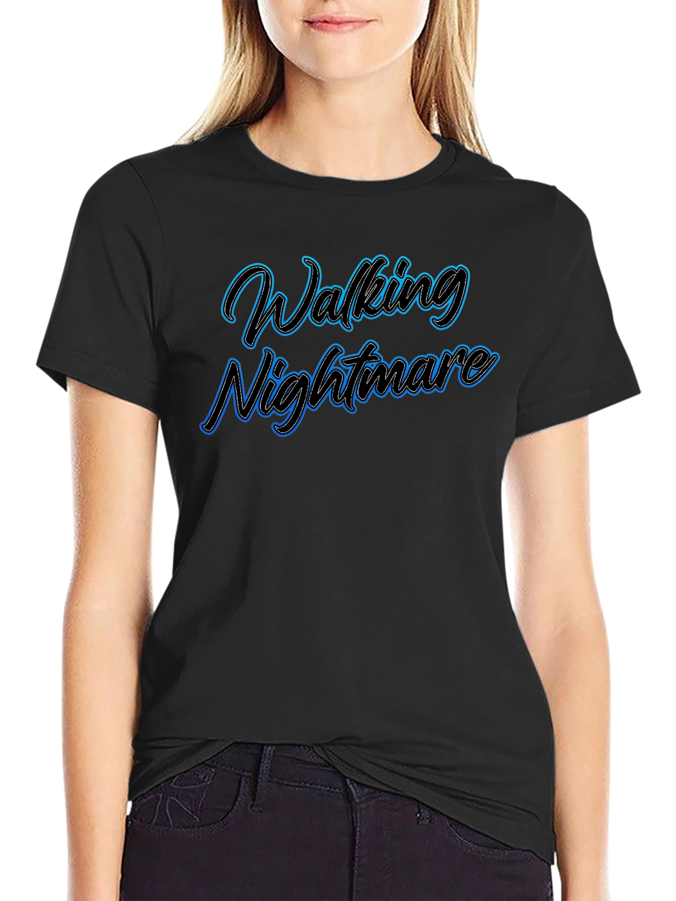Walking Nightmare Graphic Tee - Black T-Shirt