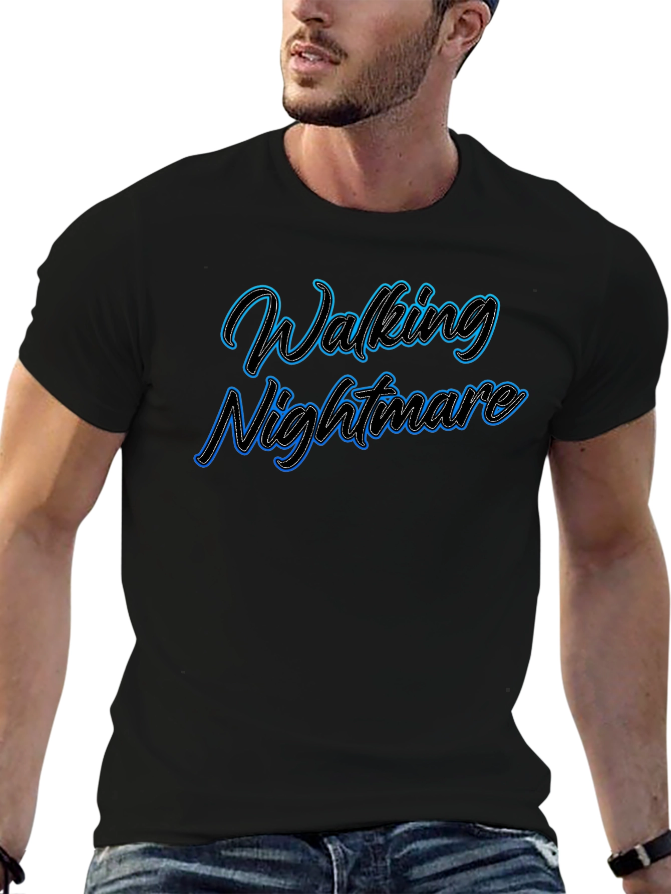 Walking Nightmare Graphic Tee - Black T-Shirt