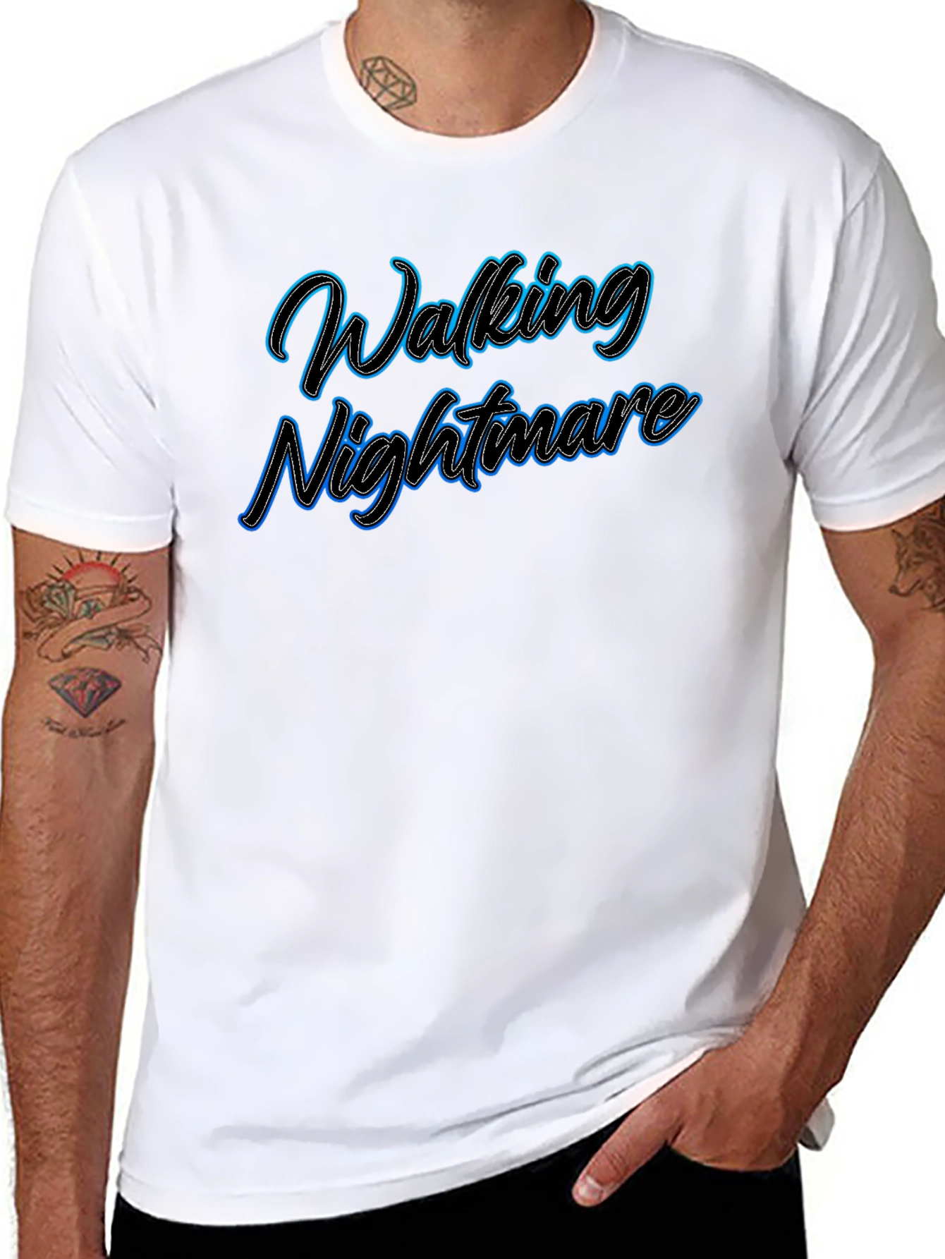 Walking Nightmare Graphic Tee - Black T-Shirt