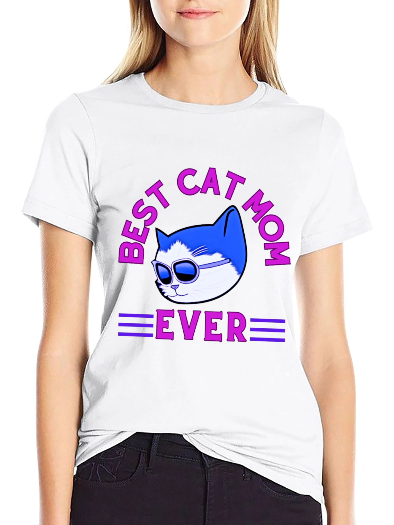 Best Cat Mom Ever Graphic Tee
