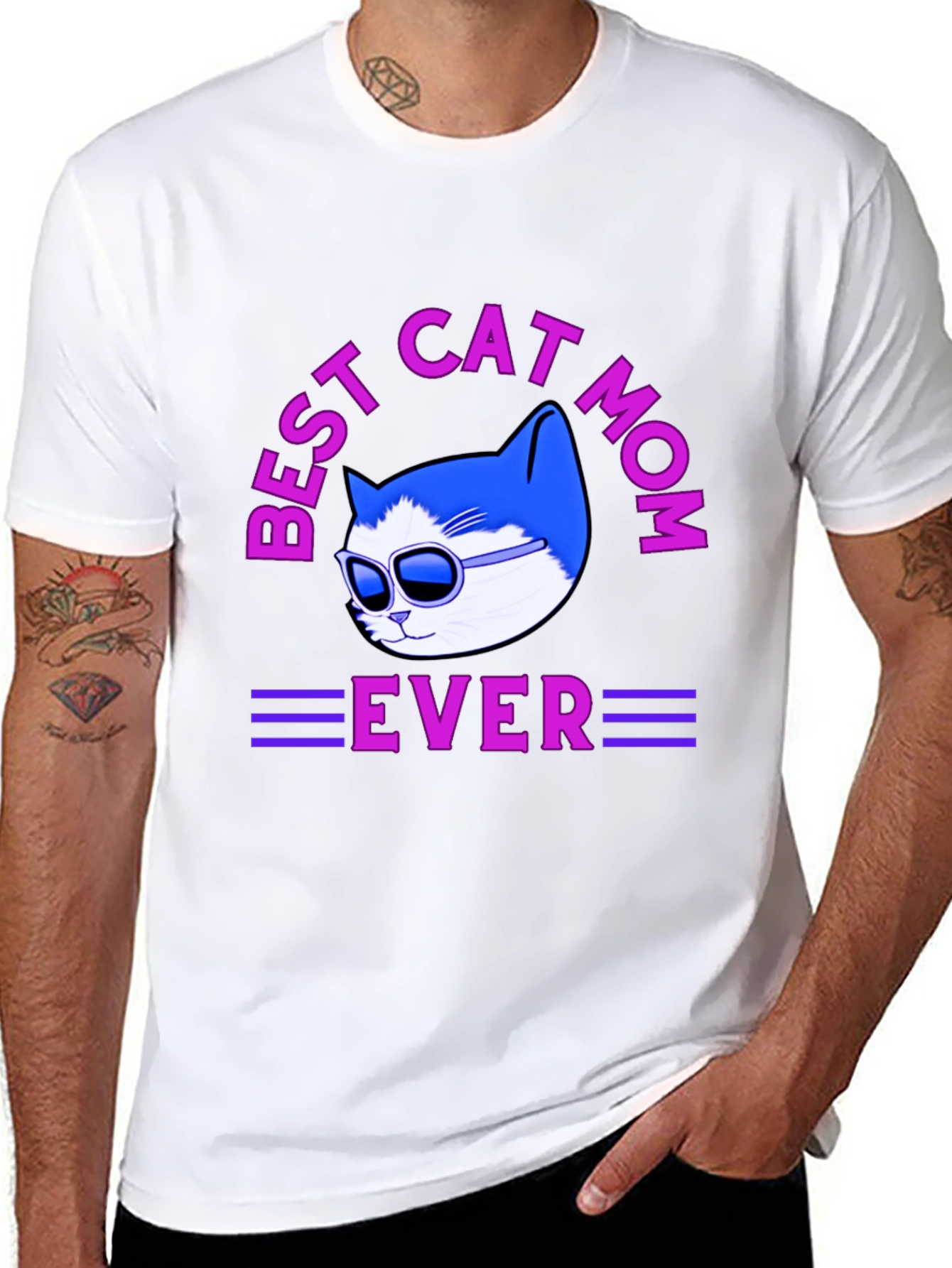 Best Cat Mom Ever Graphic Tee