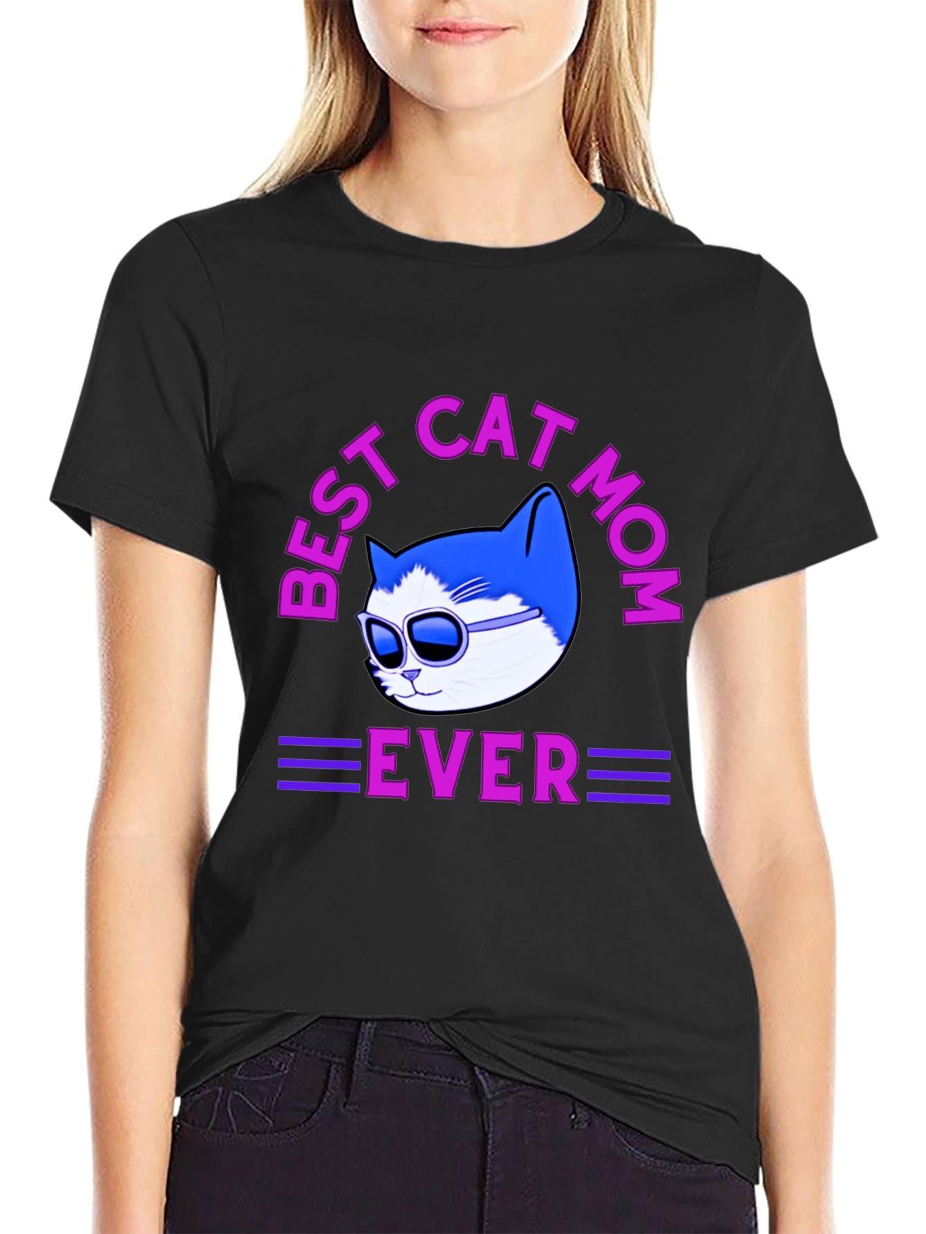 Best Cat Mom Ever Graphic Tee