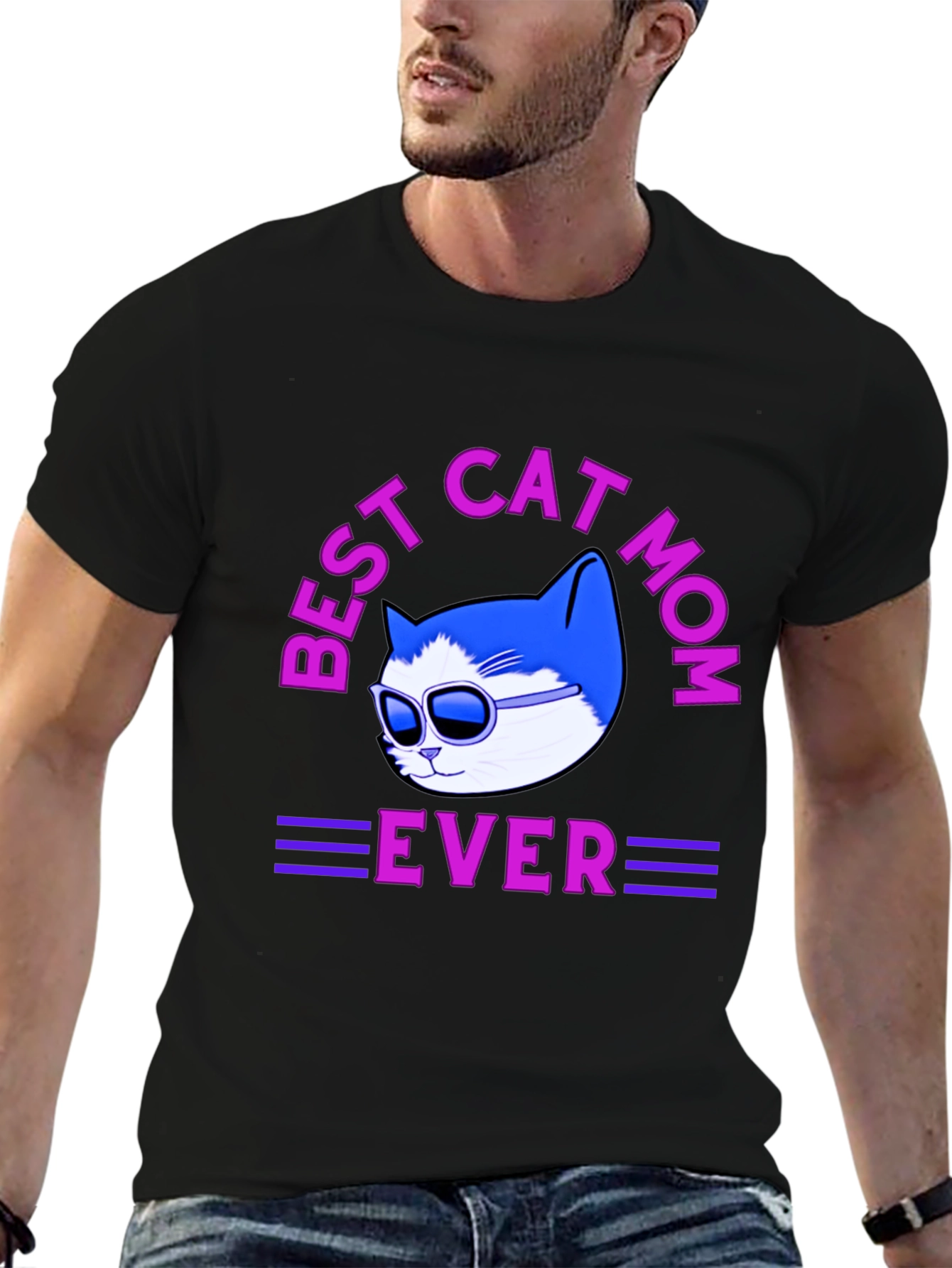 Best Cat Mom Ever Graphic Tee