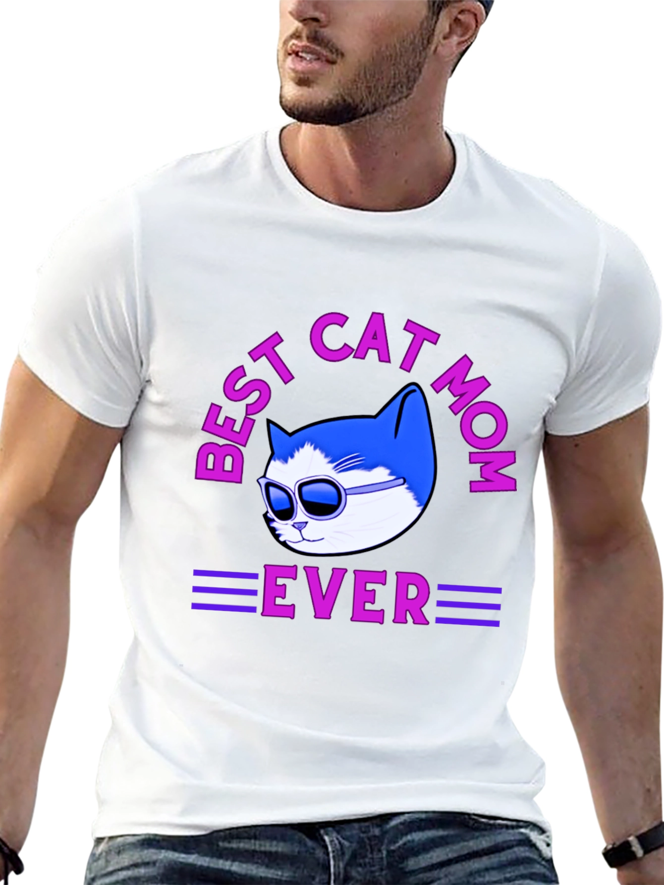 Best Cat Mom Ever Graphic Tee
