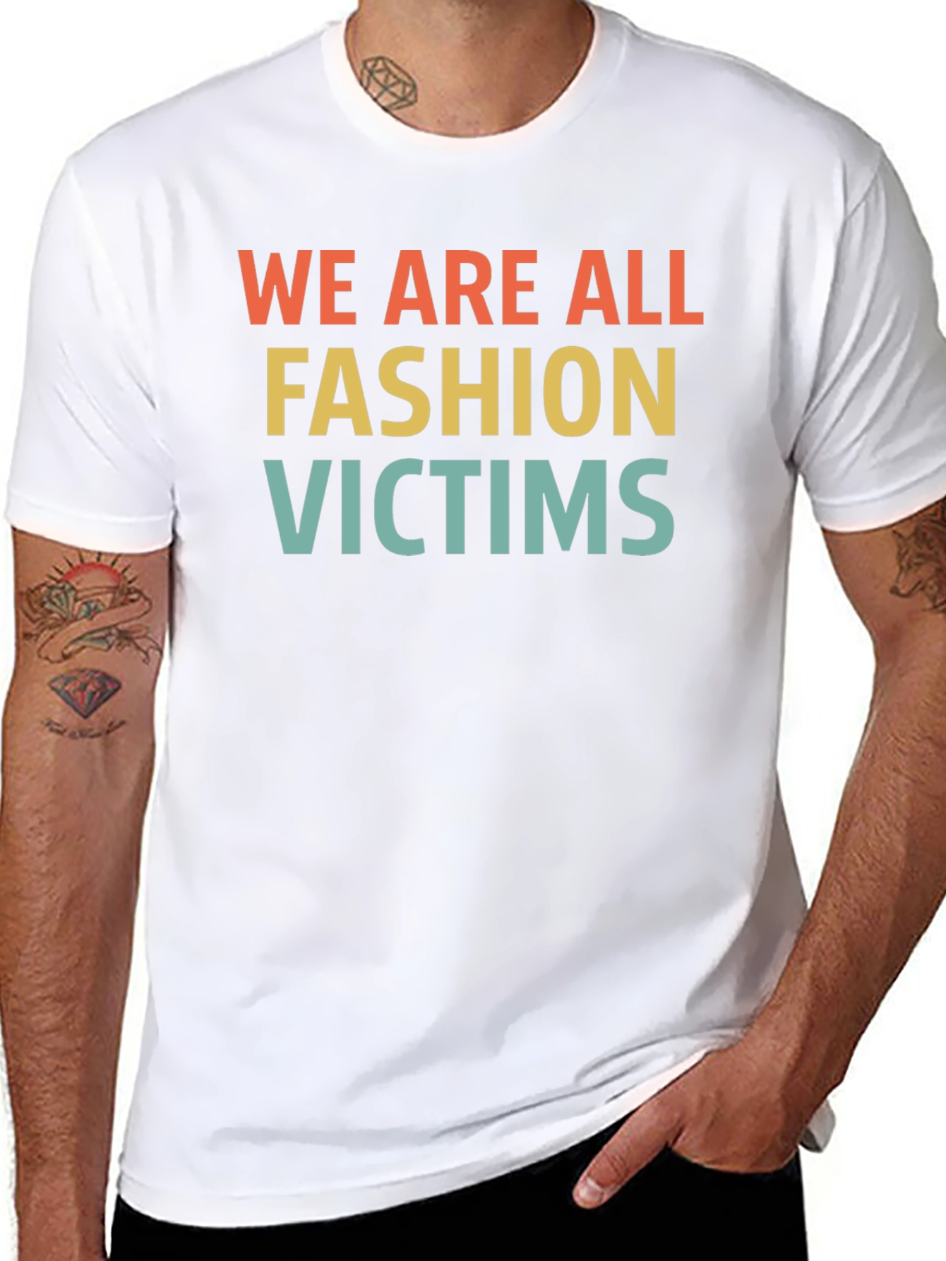 Fashion Victims Graphic Tee - Unisex Casual T-Shirt