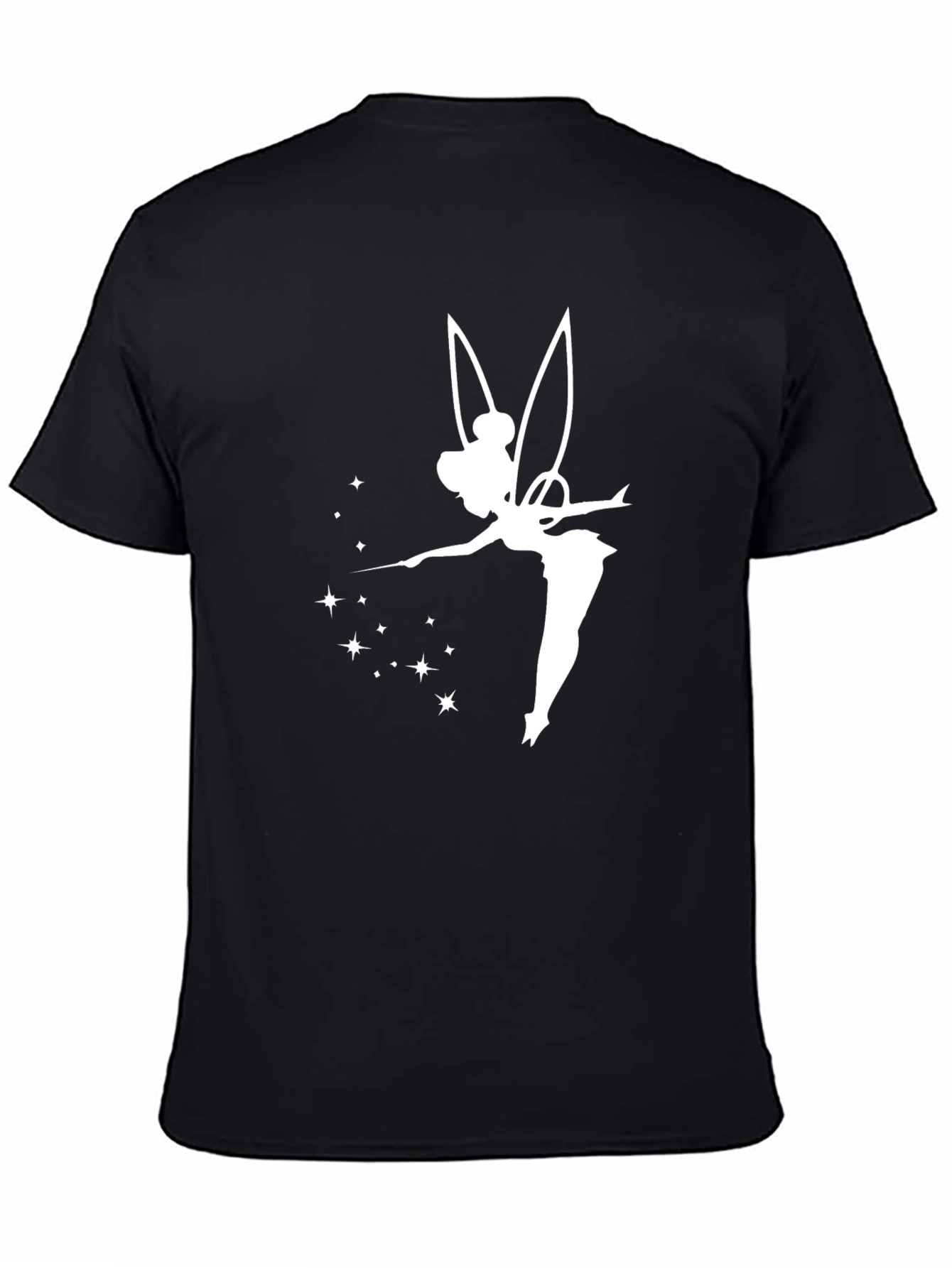 Tinkerbell Graphic T-Shirt - Black Cotton Tee