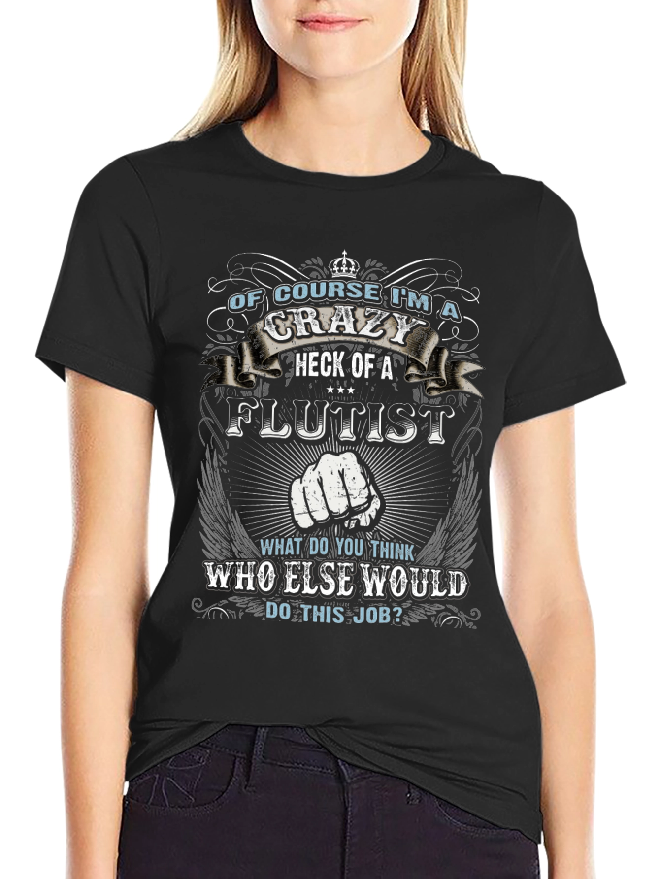 Crazy Flutist T-Shirt